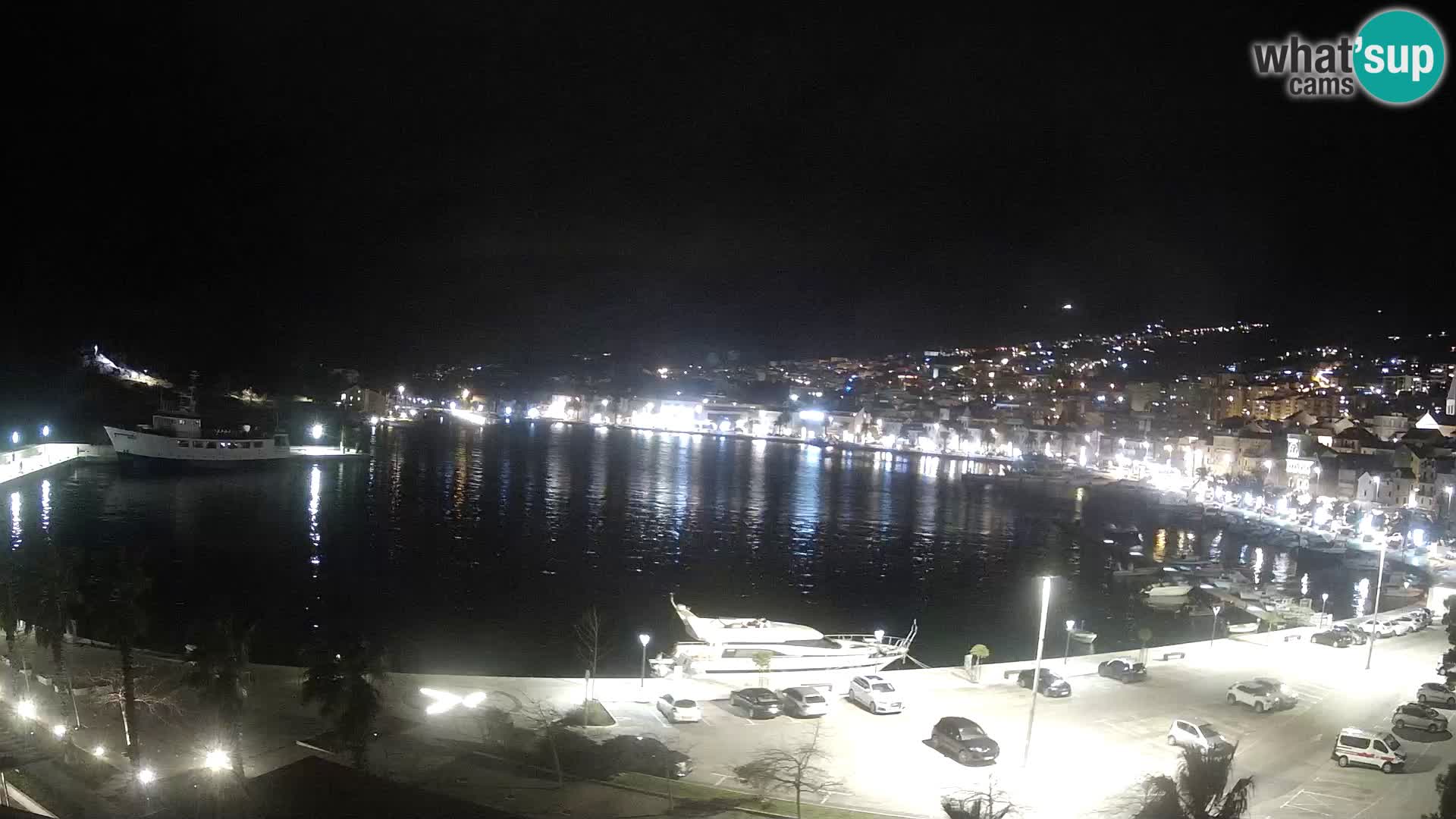 Webcam Makarska ‘s seaside promenade