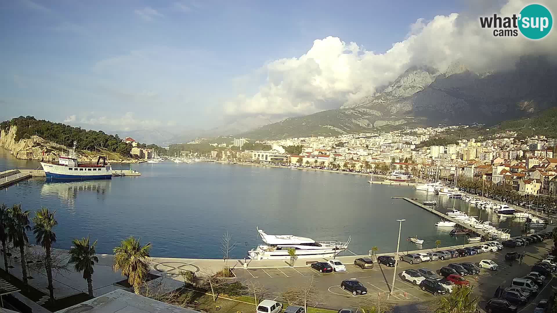 Webcam Makarska paseo junto al mar