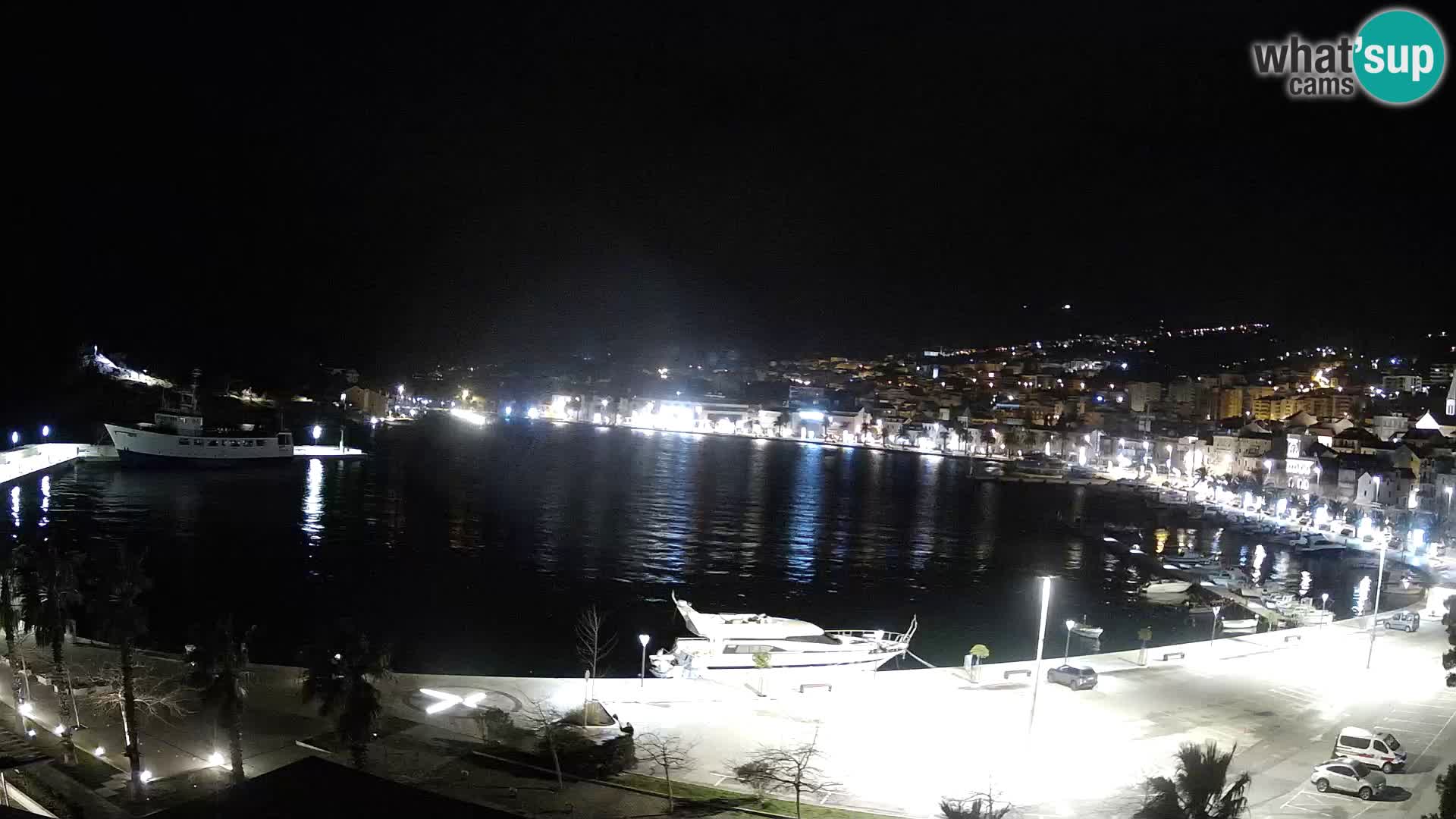 Webcam Makarska paseo junto al mar