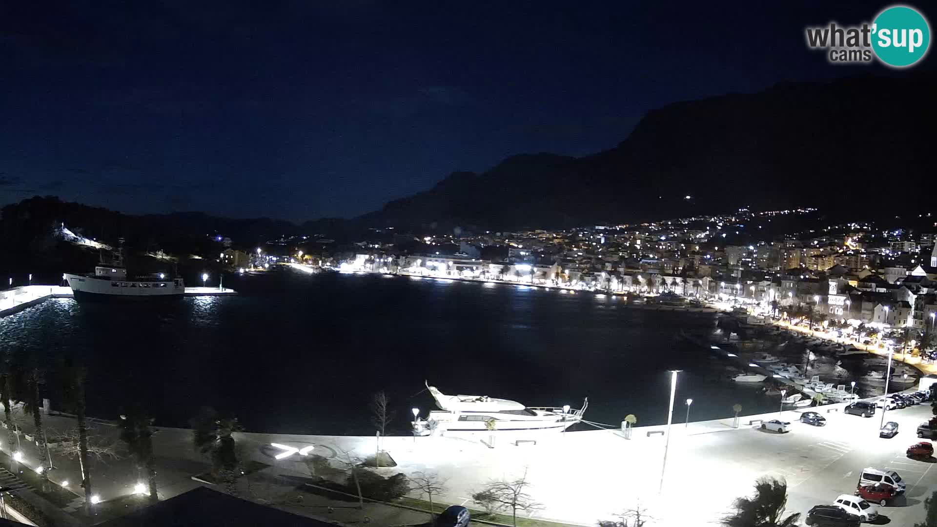 Webcam Makarska ‘s seaside promenade