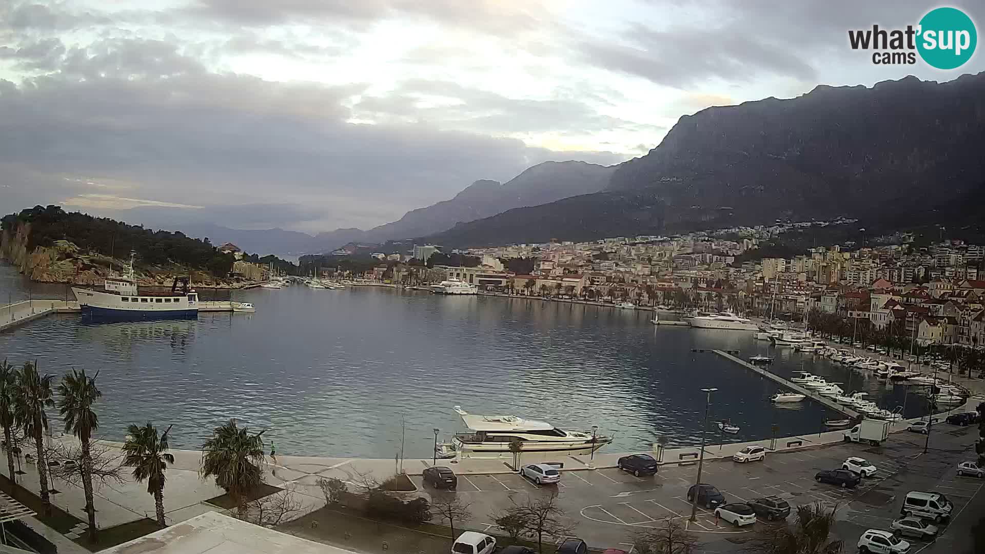 Webcam Makarska paseo junto al mar