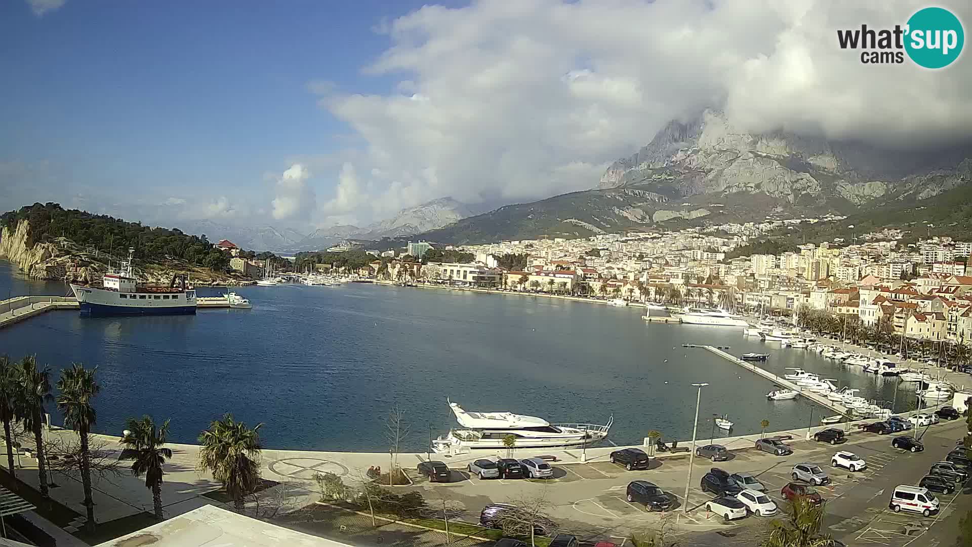 Webcam Makarska paseo junto al mar