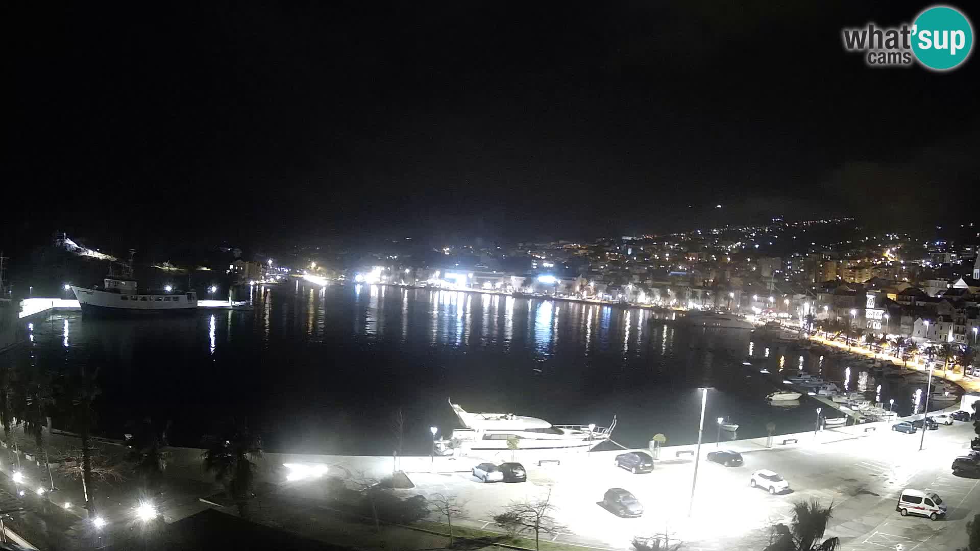 Webcam Makarska paseo junto al mar