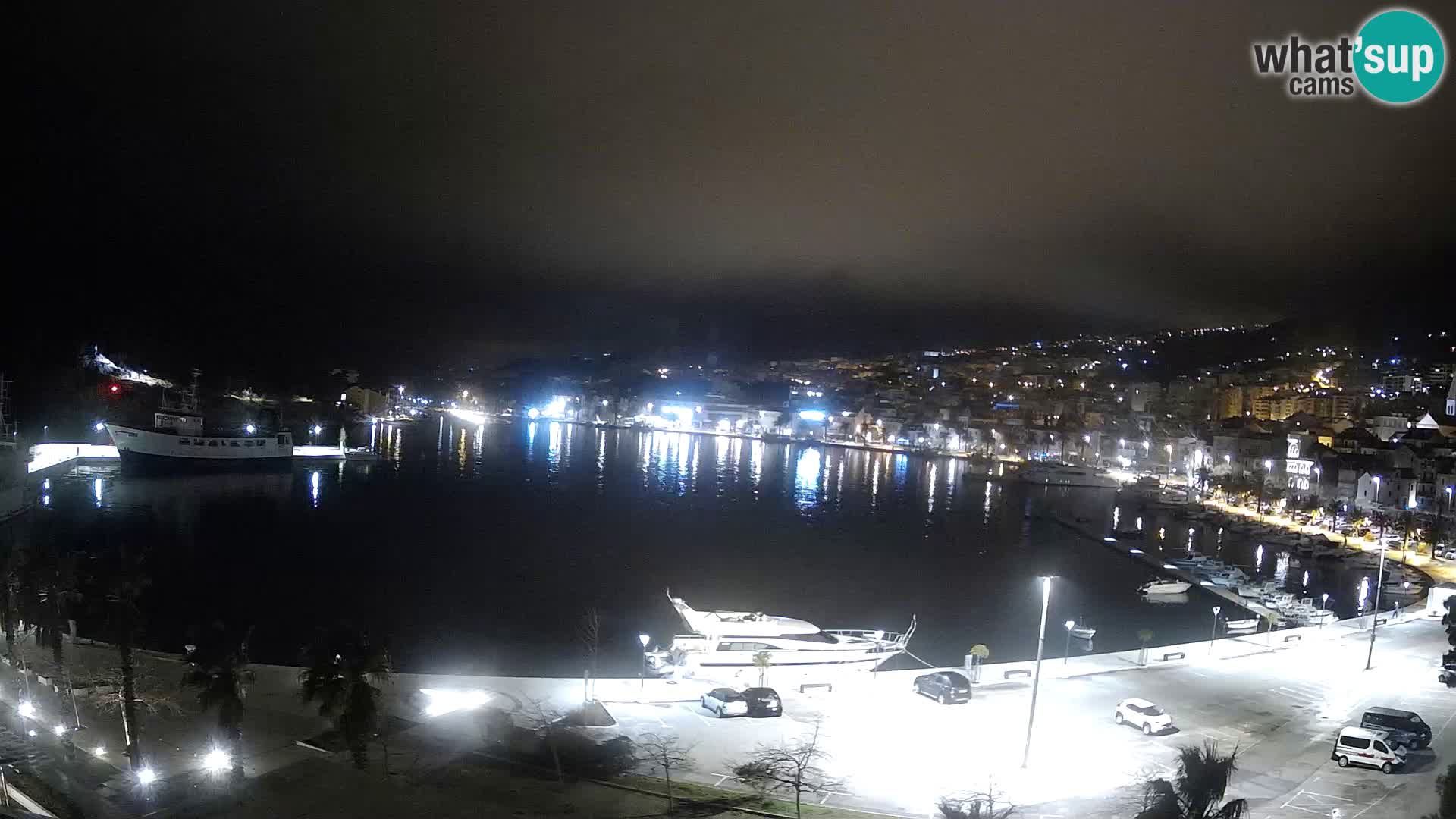 Webcam Makarska paseo junto al mar