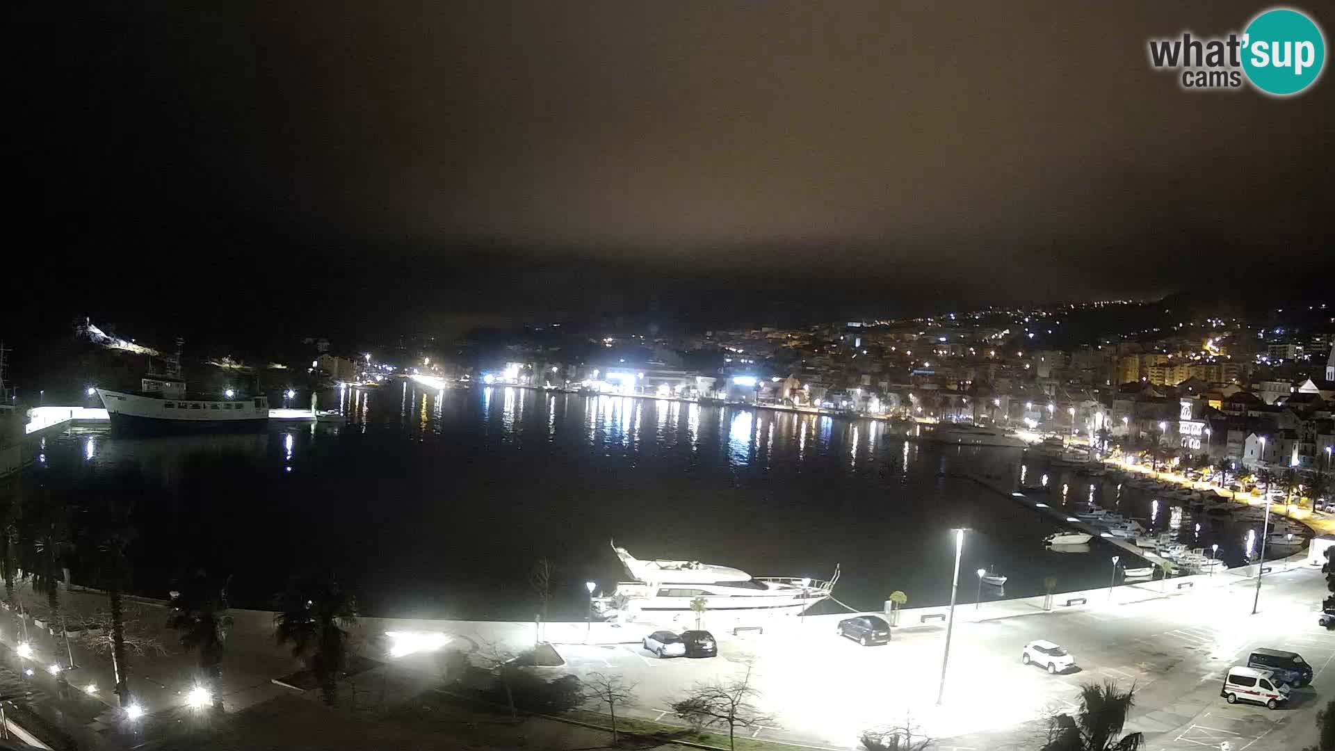 Webcam Makarska paseo junto al mar