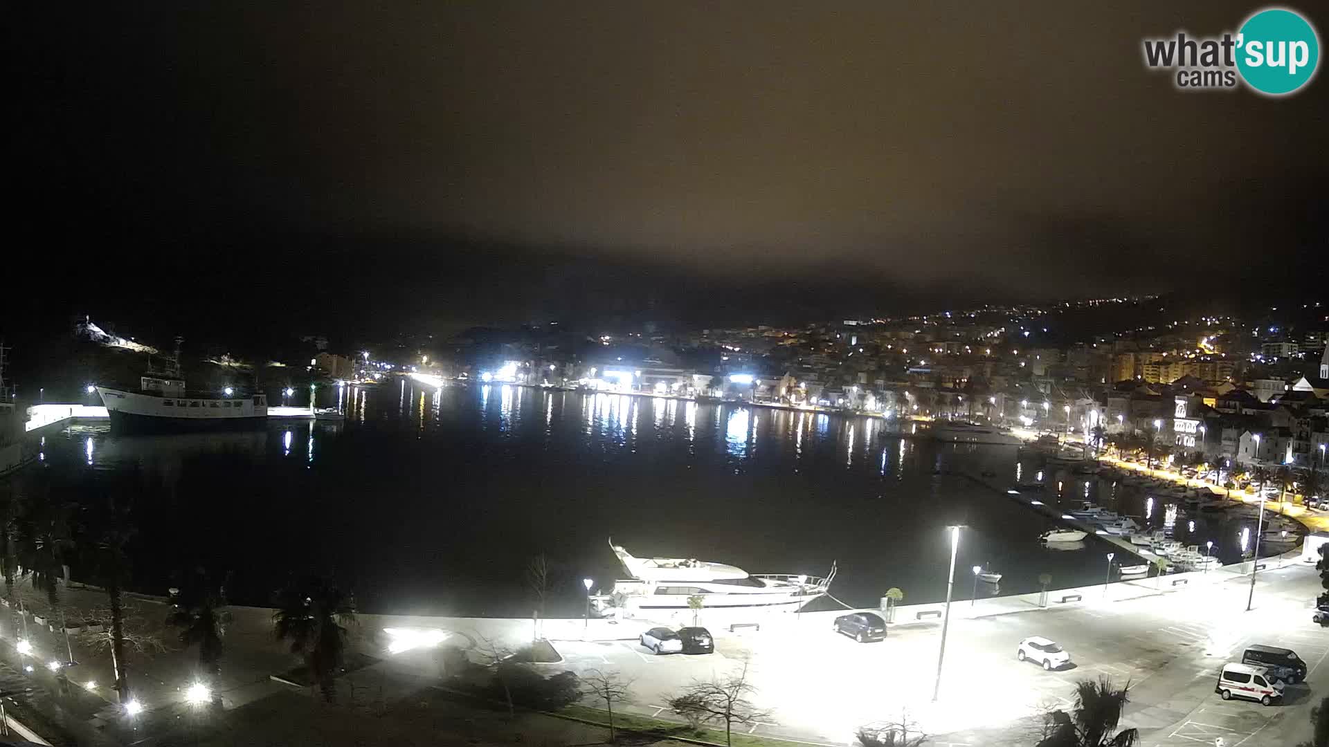 Webcam Makarska ‘s seaside promenade