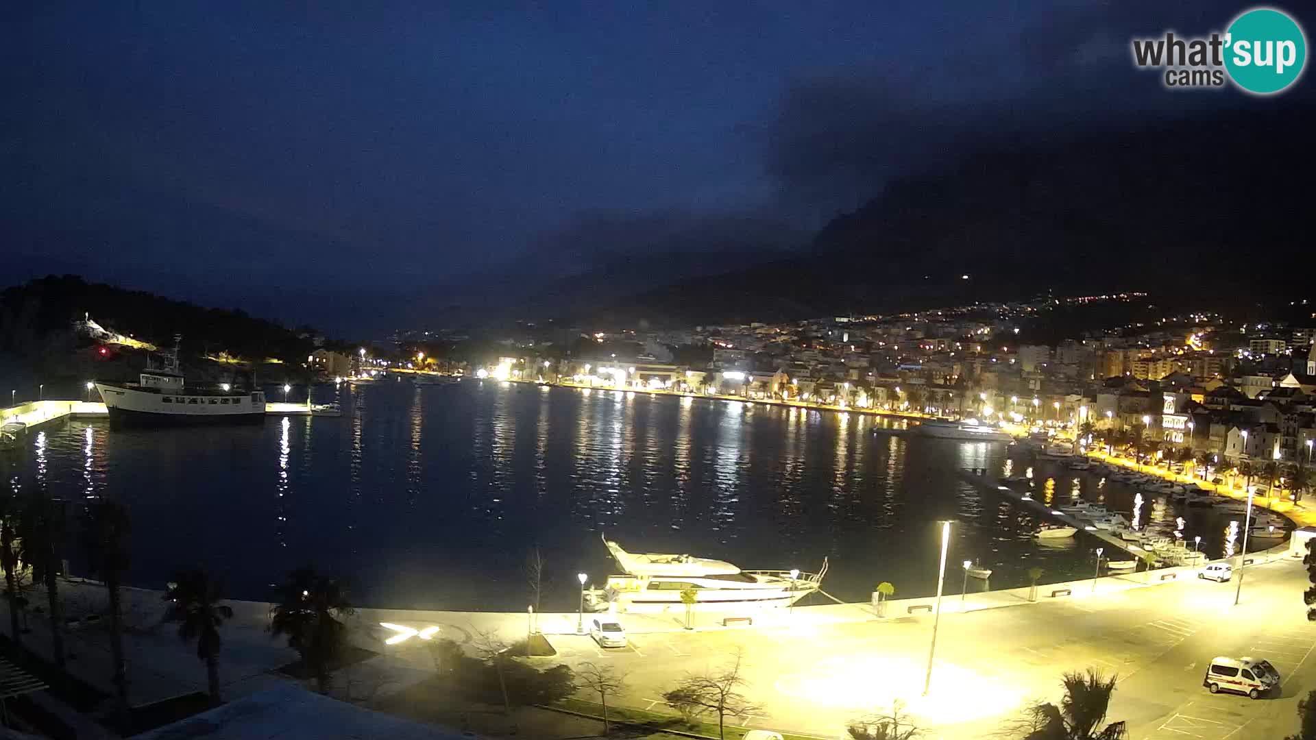 Webcam Makarska paseo junto al mar