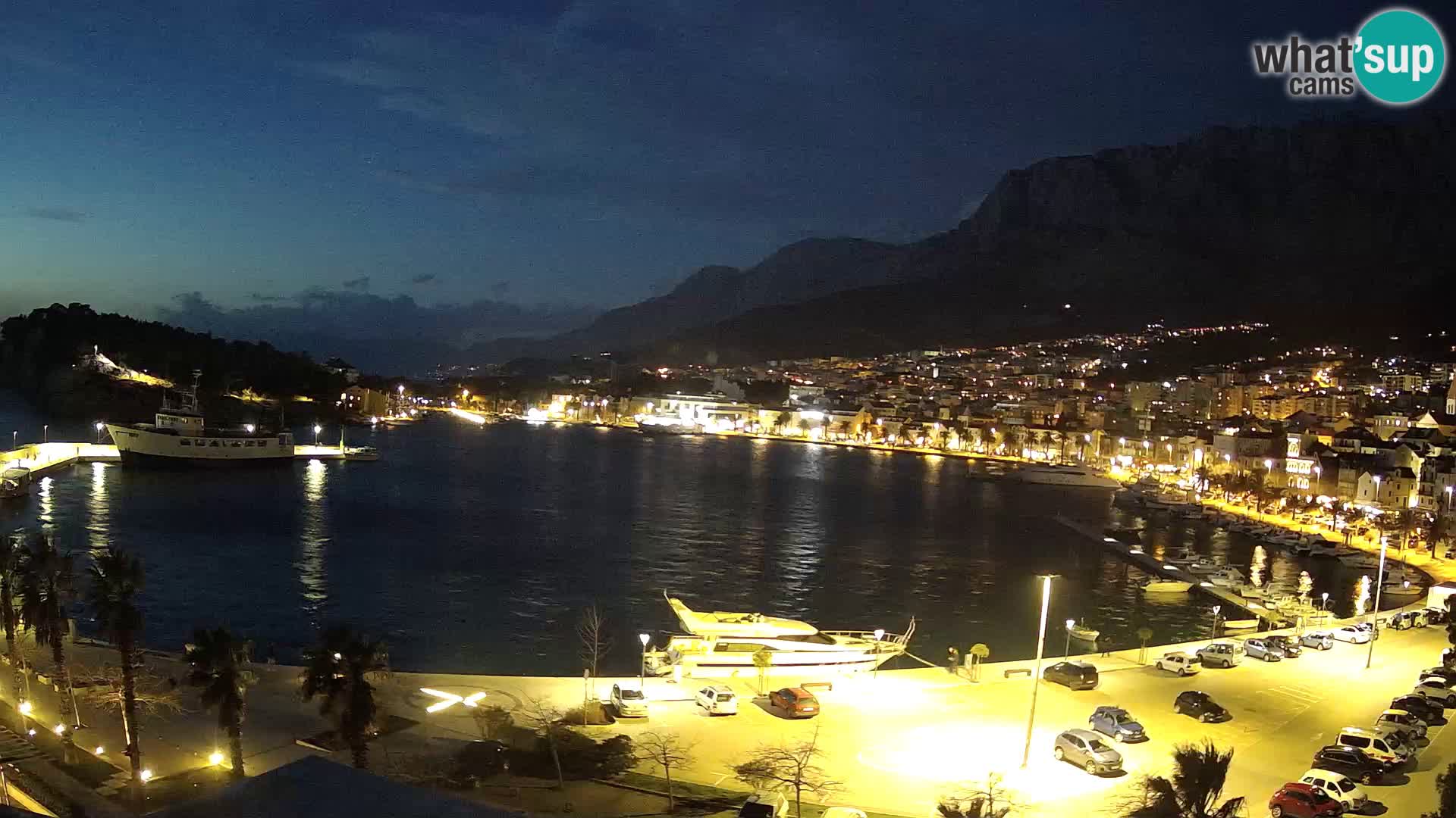 Webcam Makarska paseo junto al mar