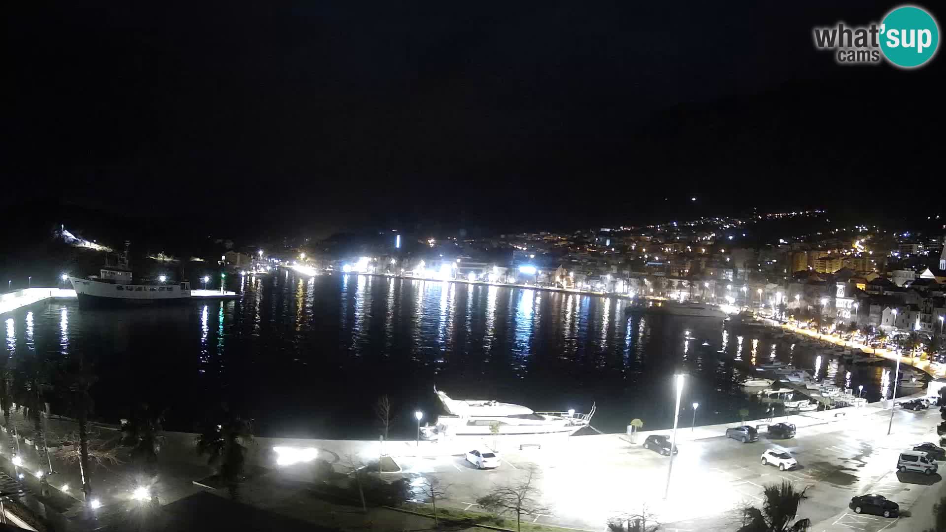 Webcam Makarska ‘s seaside promenade