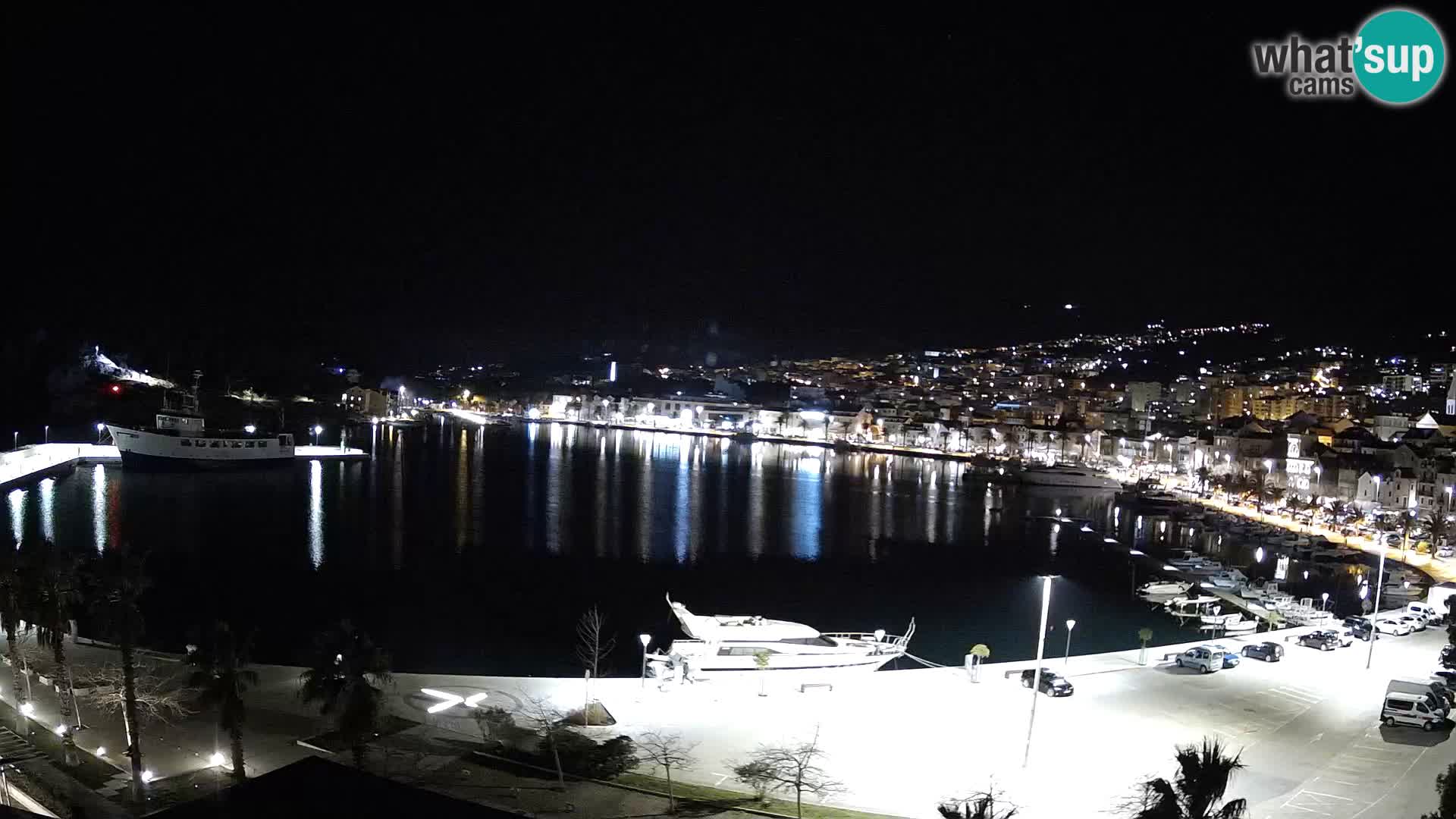 Webcam Makarska ‘s seaside promenade