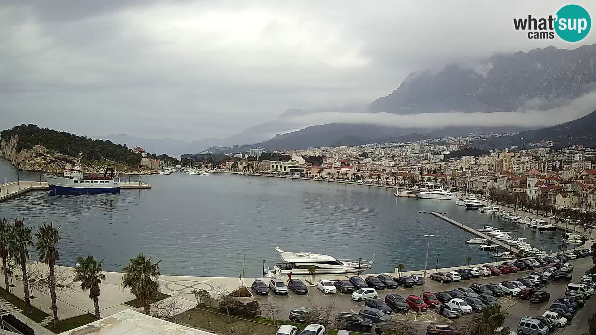 Webcam Makarska paseo junto al mar