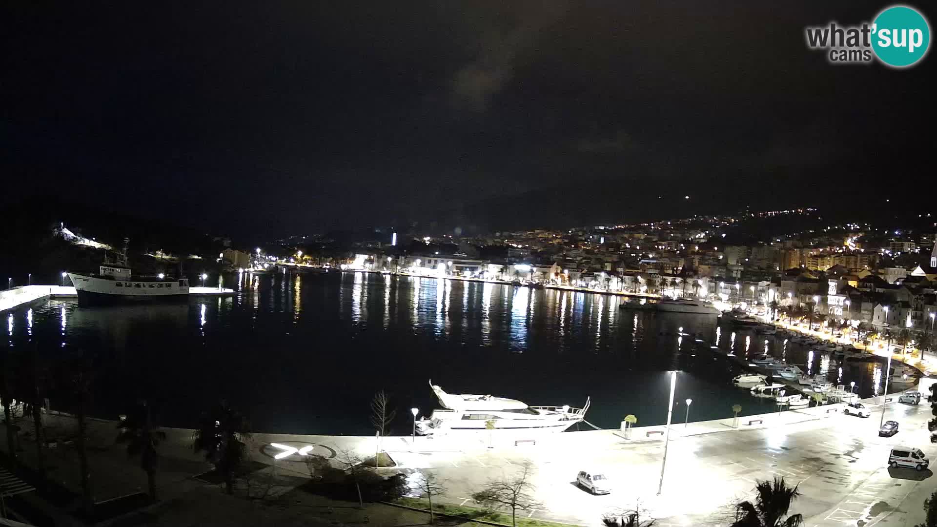 Webcam Makarska ‘s seaside promenade