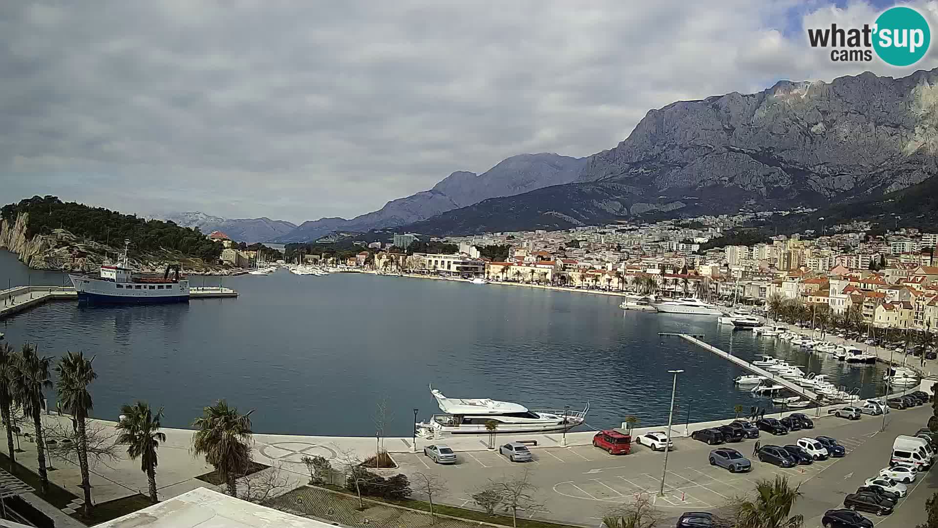 Webcam Makarska paseo junto al mar