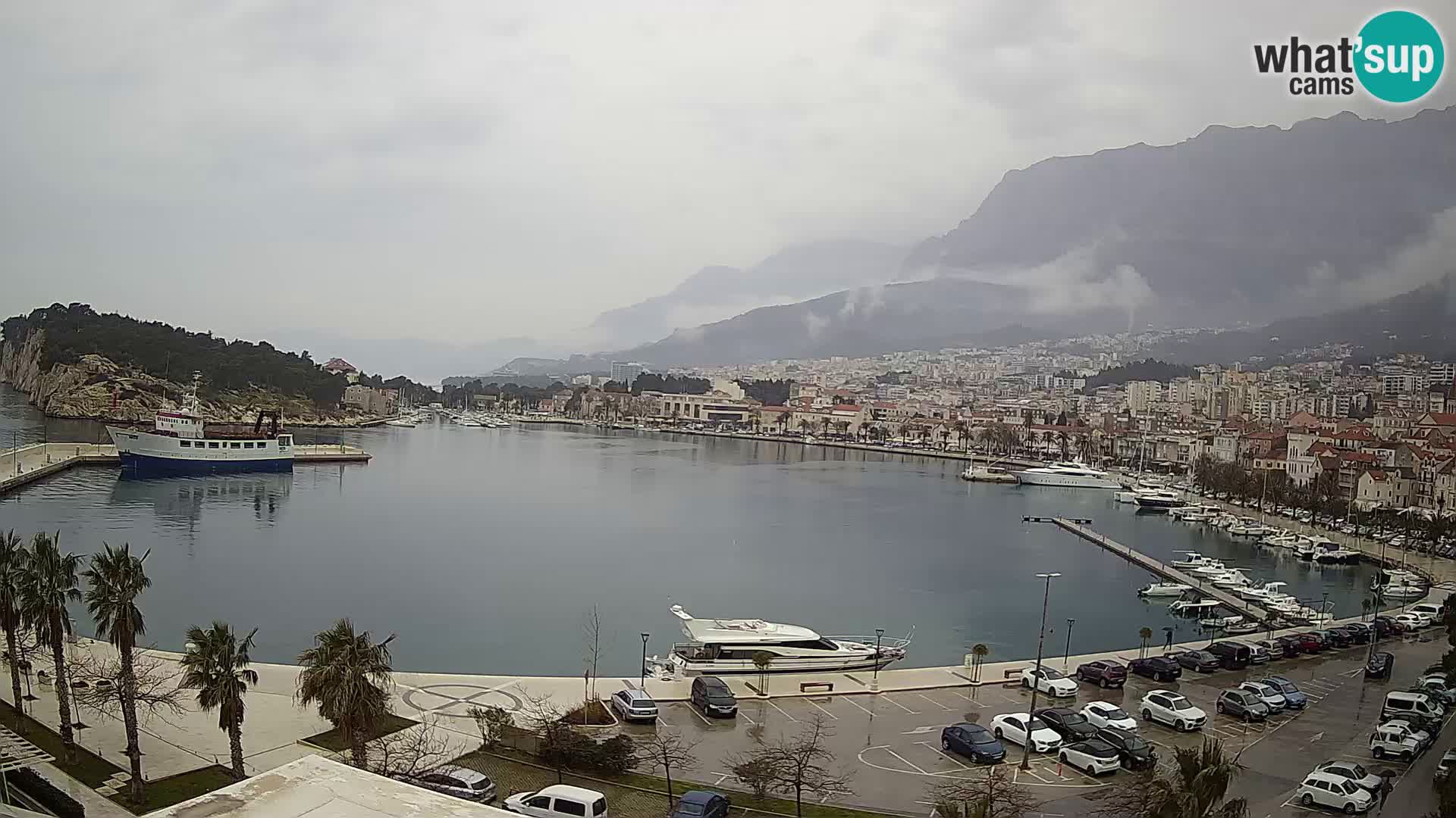 Webcam Makarska paseo junto al mar