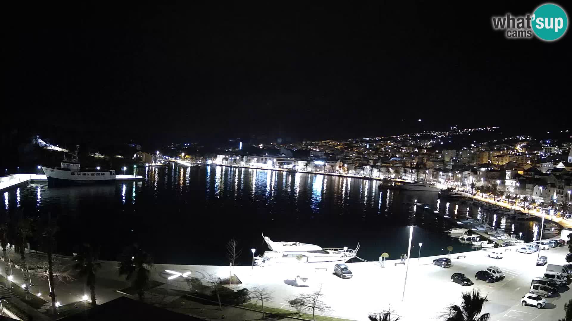 Webcam Makarska ‘s seaside promenade