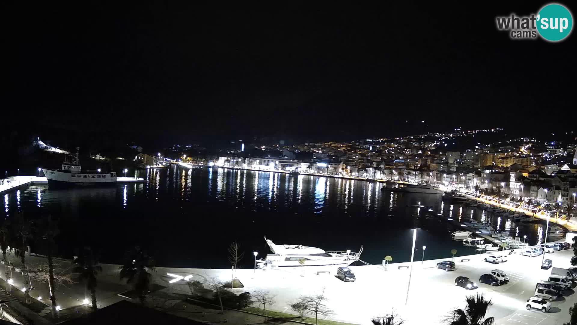 Webcam Makarska paseo junto al mar