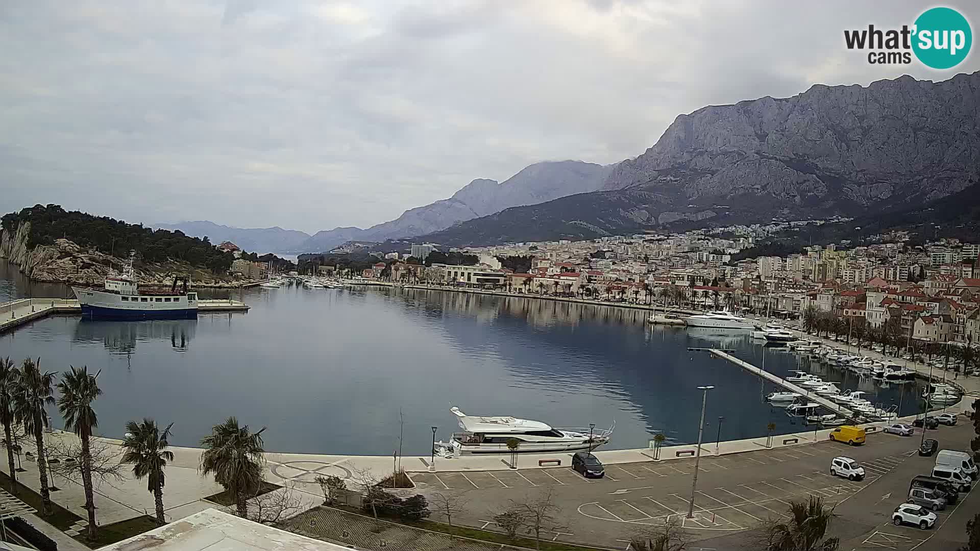 Webcam Makarska paseo junto al mar