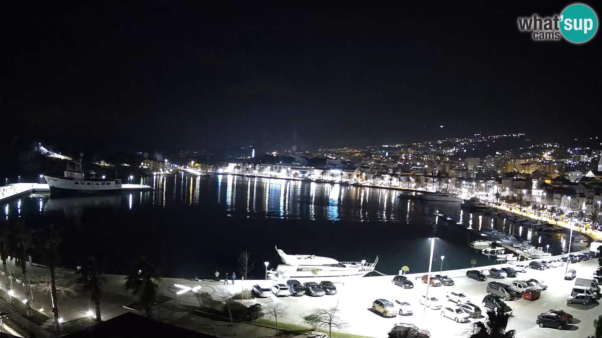 Webcam Makarska ‘s seaside promenade