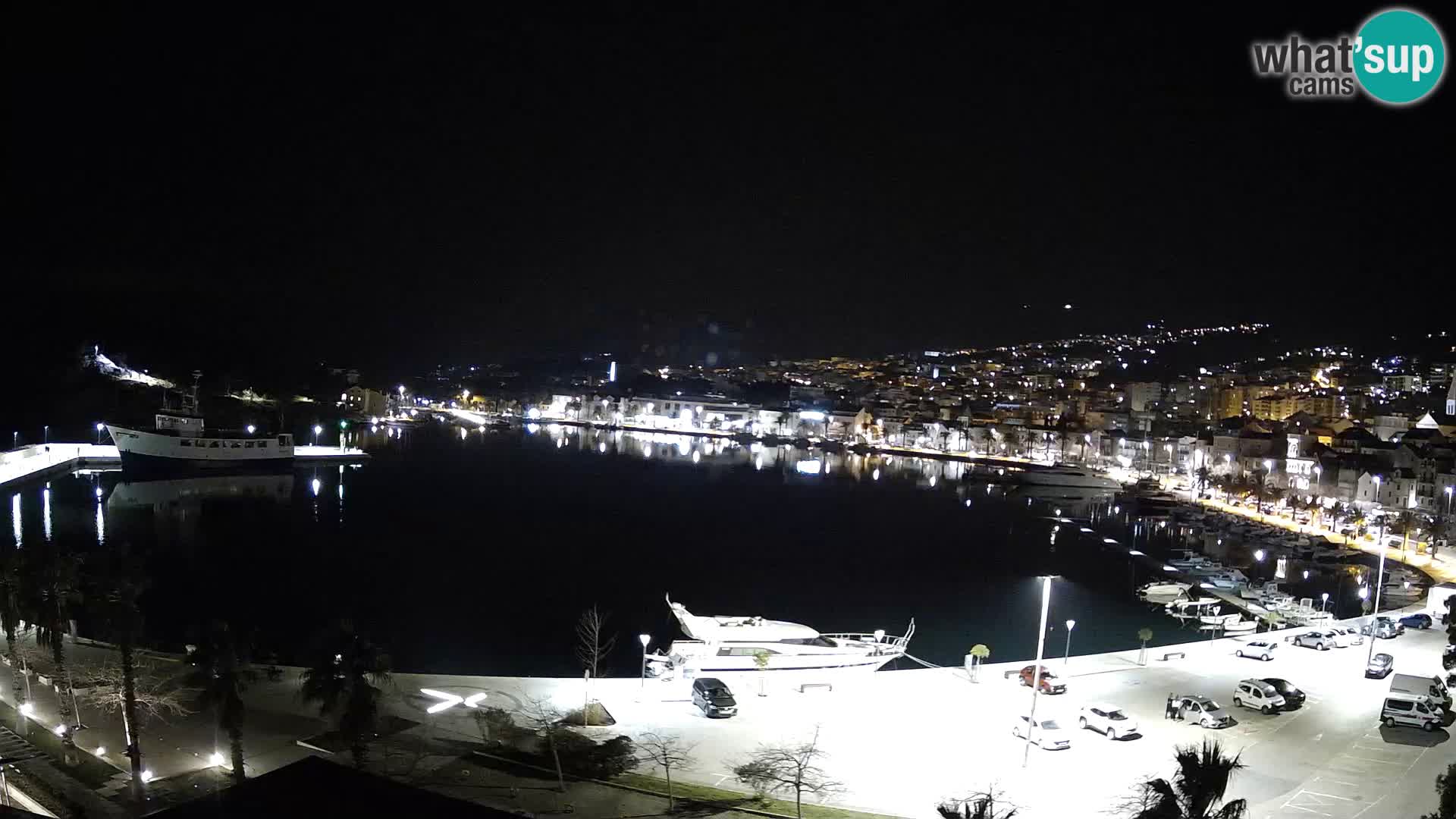 Webcam Makarska ‘s seaside promenade