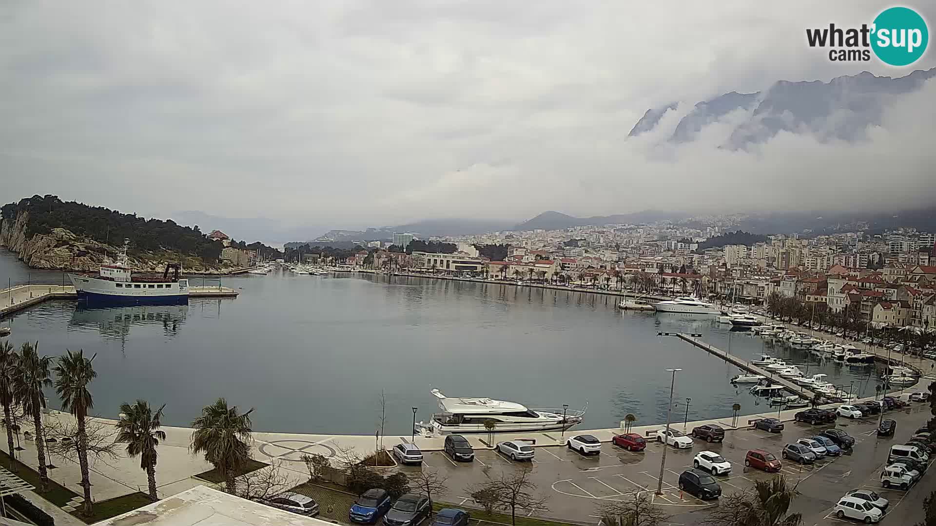 Webcam Makarska paseo junto al mar