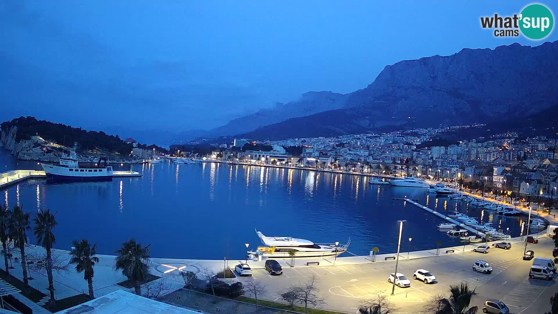 Webcam Makarska paseo junto al mar