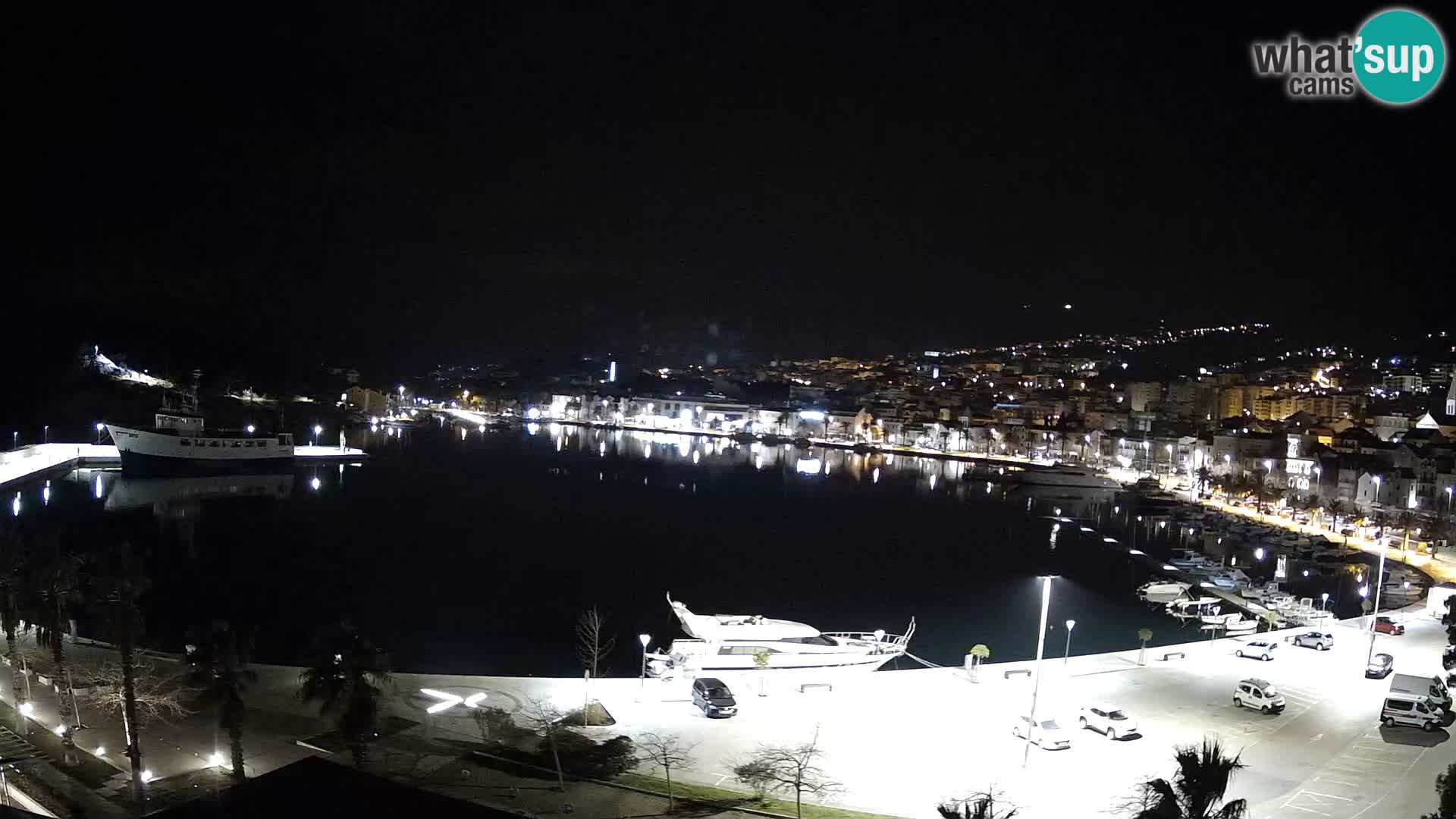 Webcam Makarska ‘s seaside promenade