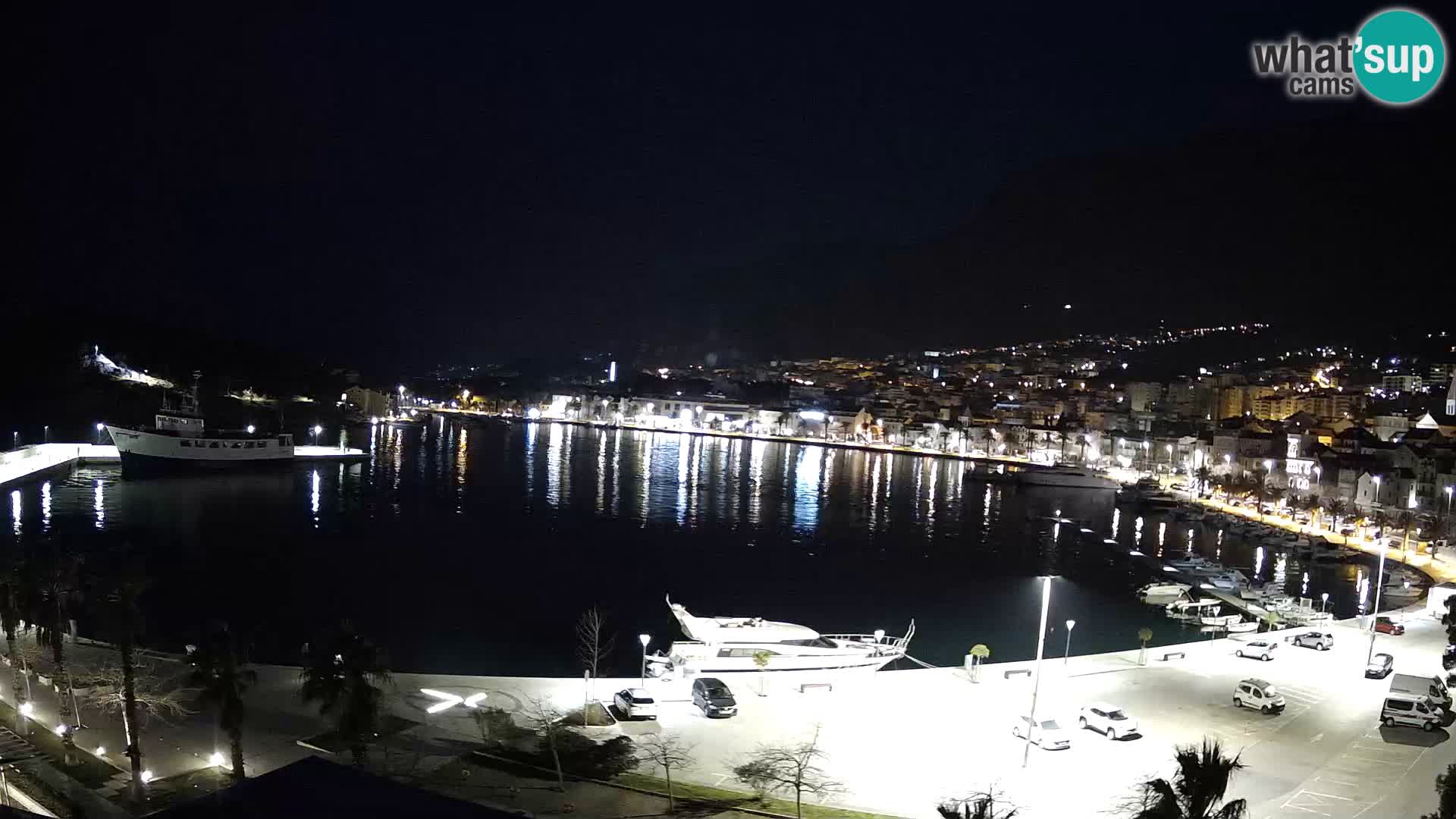 Webcam Makarska ‘s seaside promenade