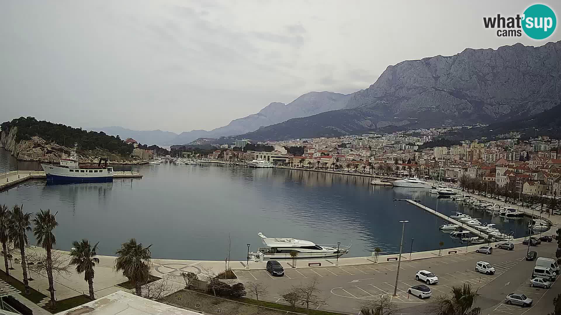 Webcam Makarska paseo junto al mar