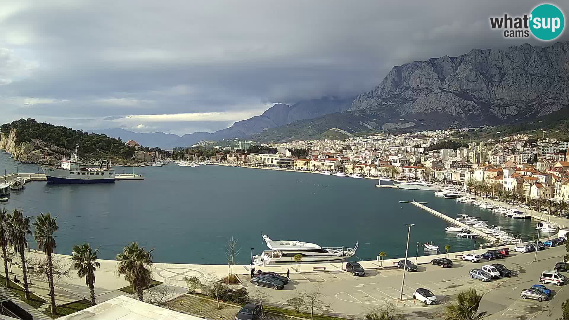 Webcam Makarska paseo junto al mar