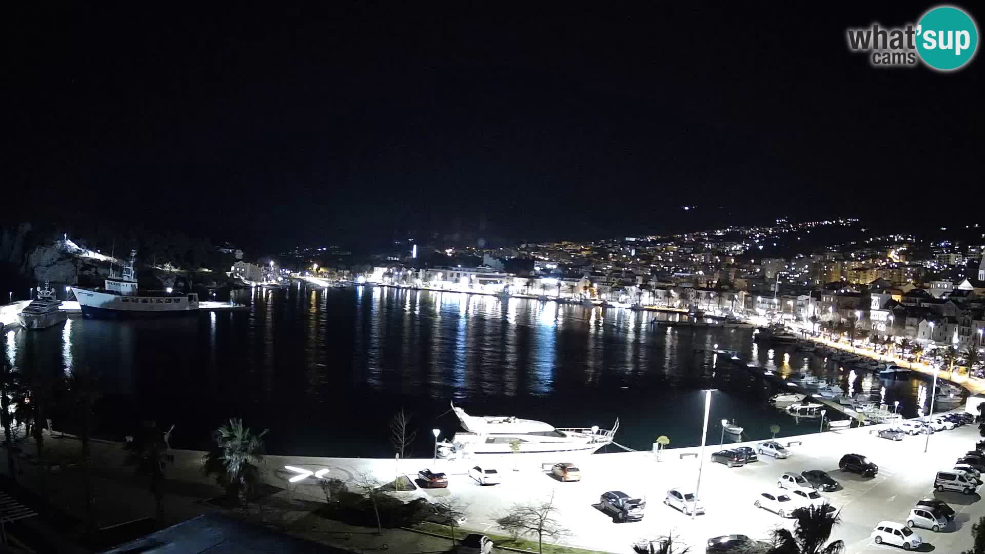 Webcam Makarska paseo junto al mar