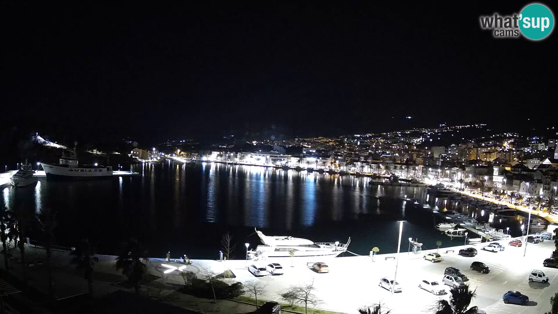 Webcam Makarska ‘s seaside promenade