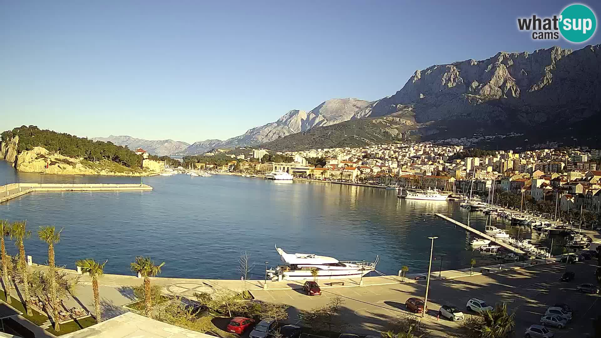 Webcam Makarska paseo junto al mar