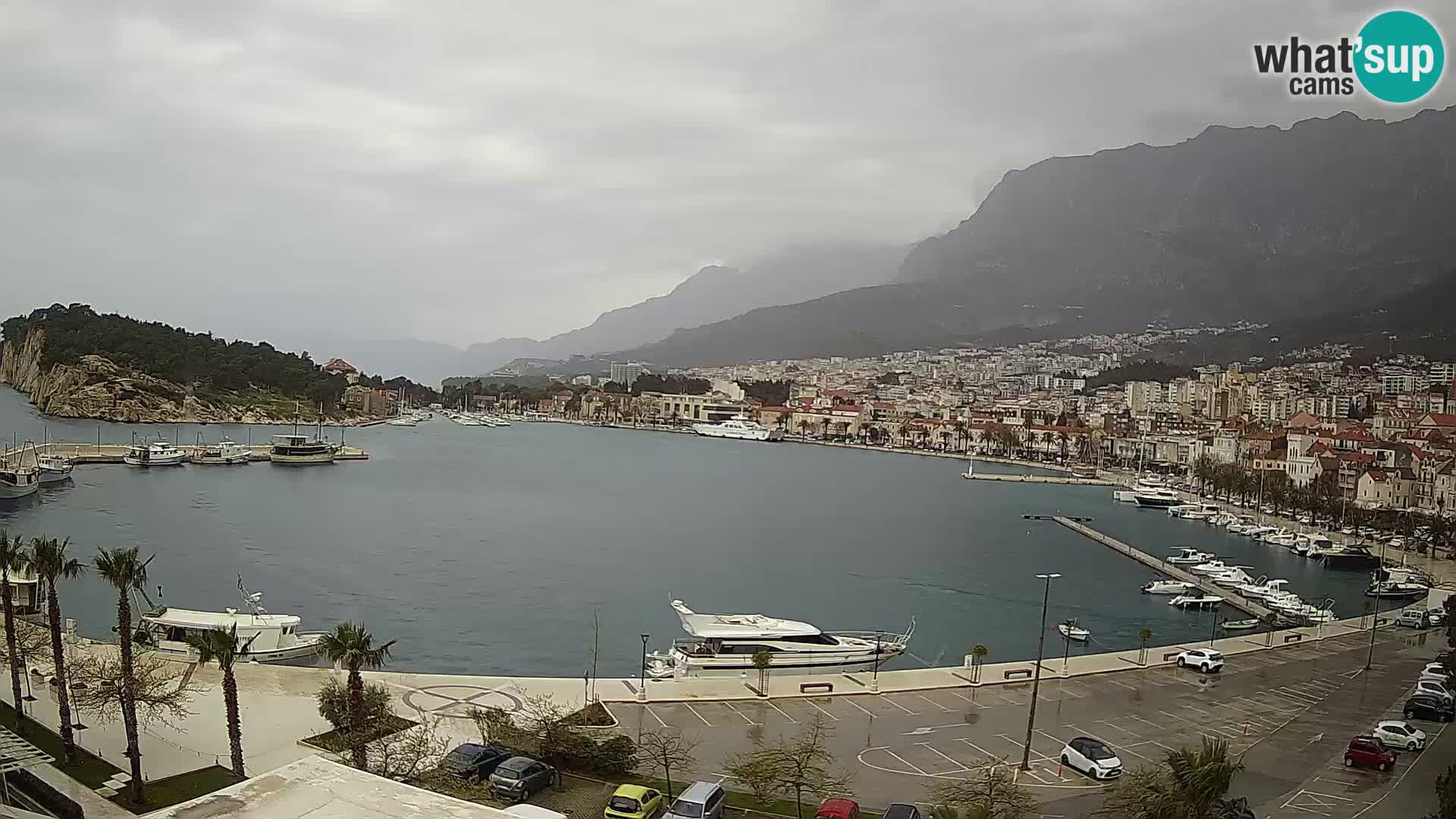 Webcam Makarska paseo junto al mar