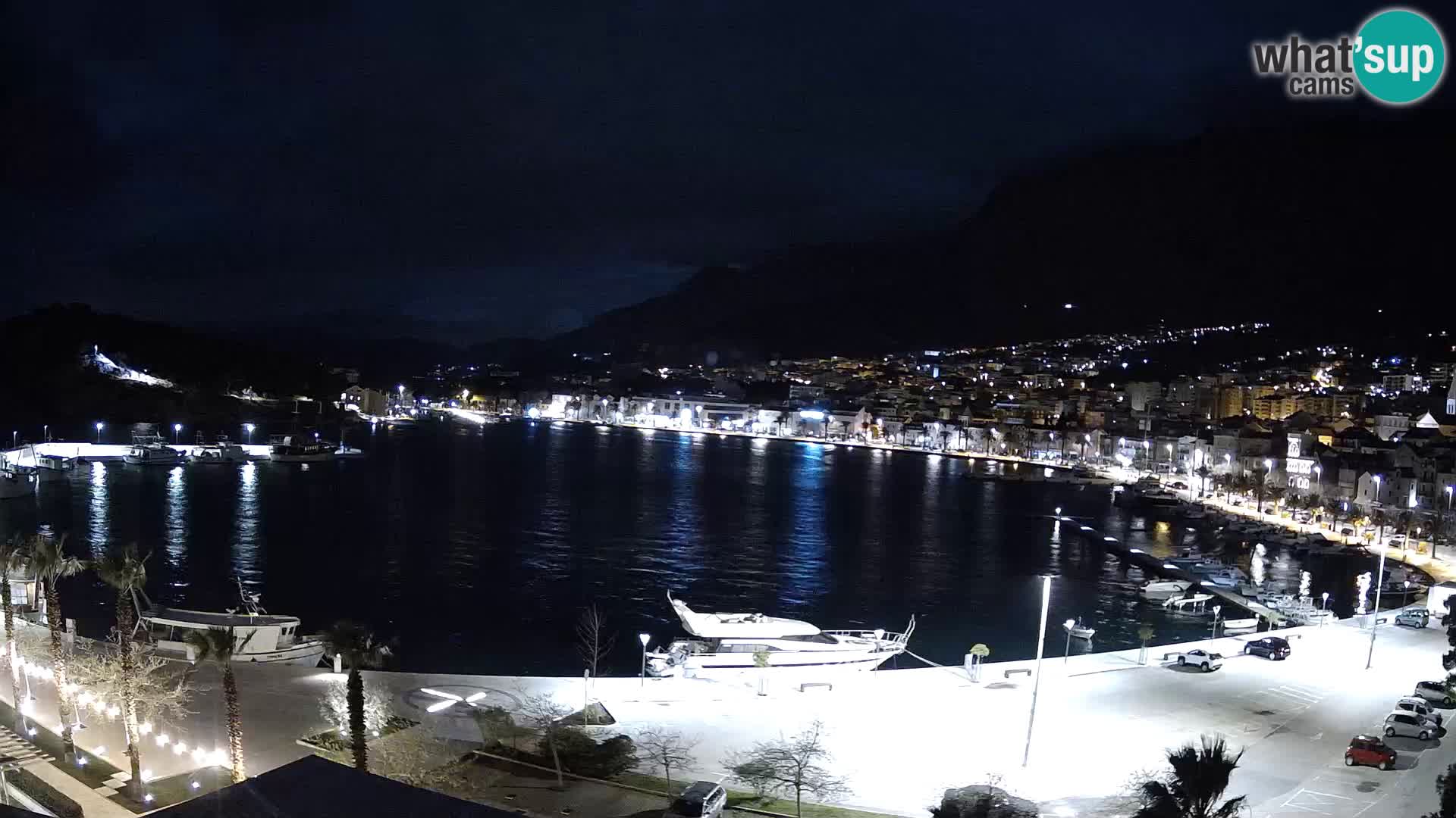 Webcam Makarska paseo junto al mar