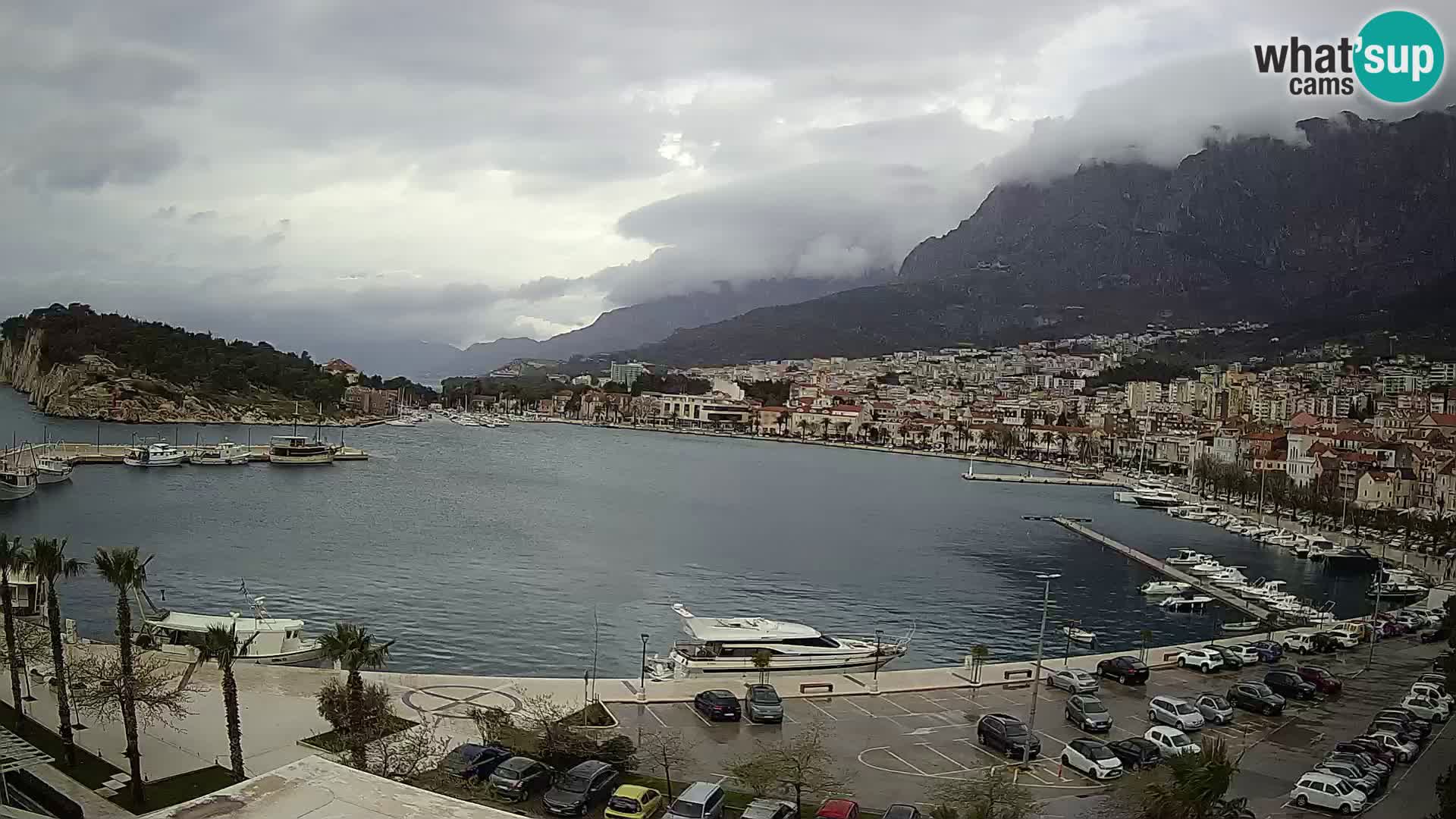 Webcam Makarska paseo junto al mar