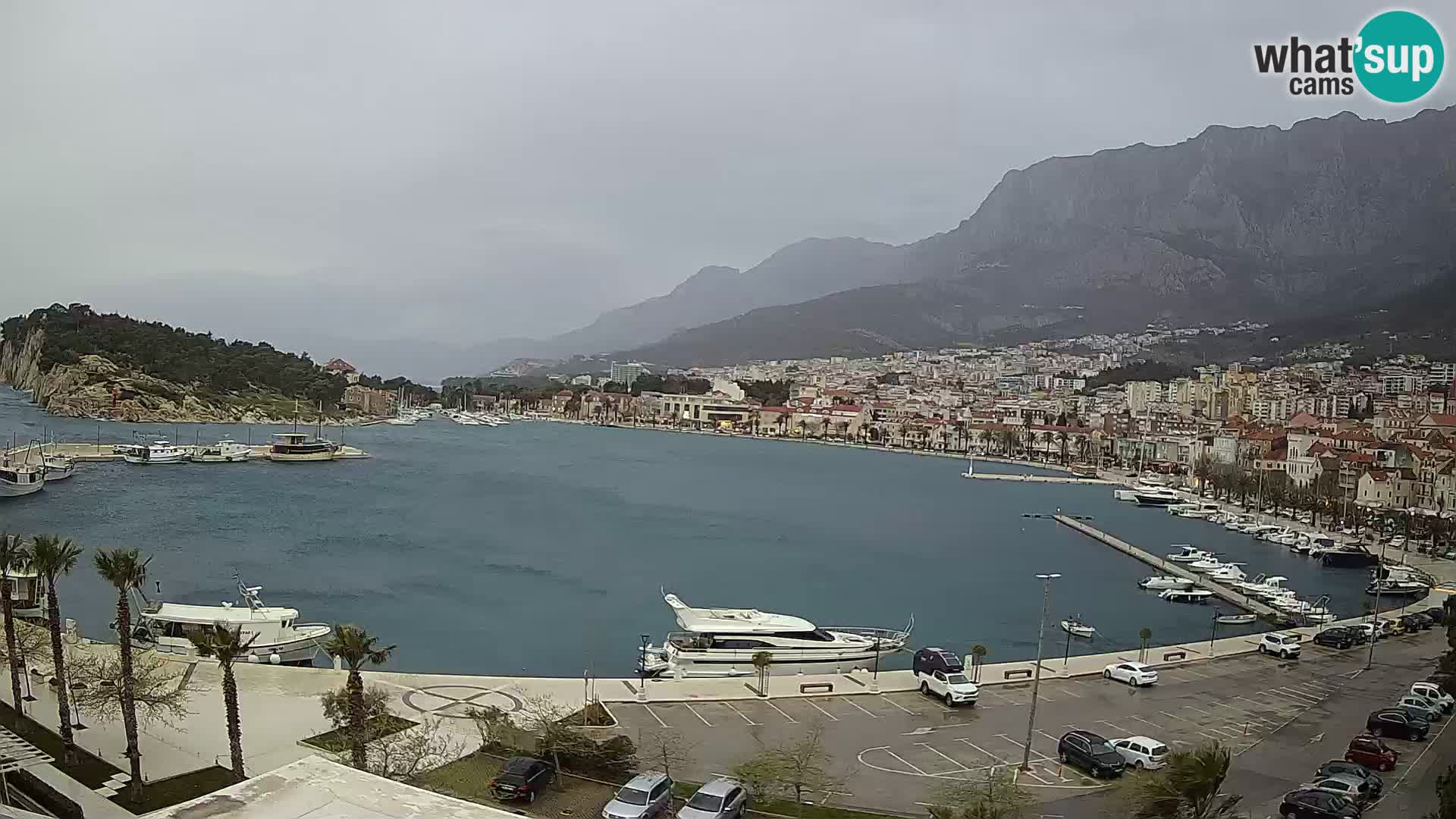 Webcam Makarska paseo junto al mar