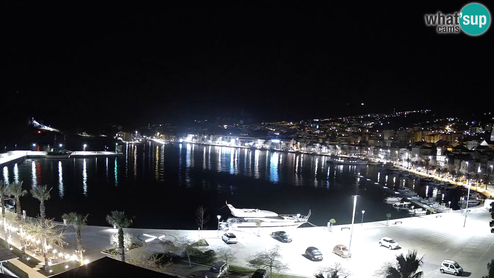 Webcam Makarska ‘s seaside promenade