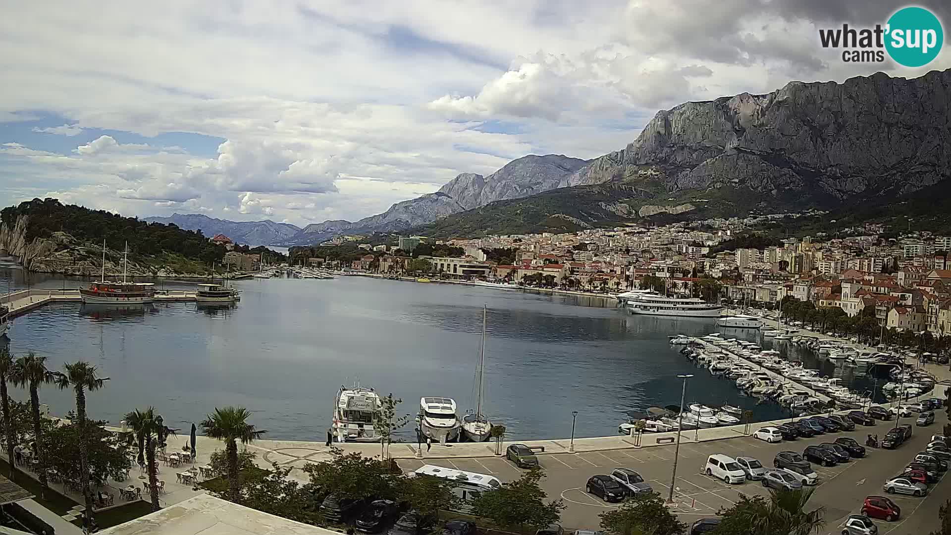 Webcam Makarska ‘s seaside promenade