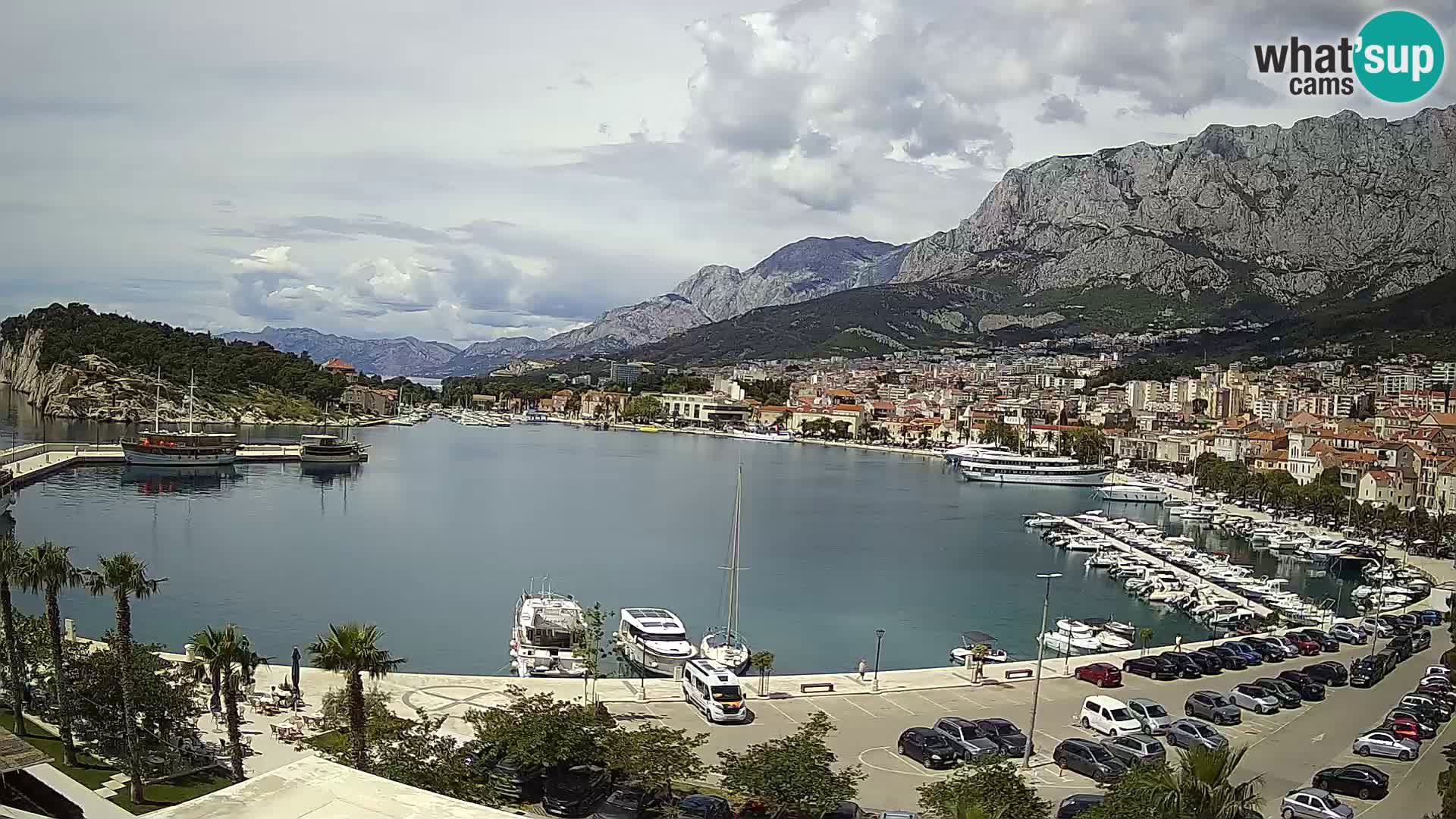 Webcam Makarska paseo junto al mar