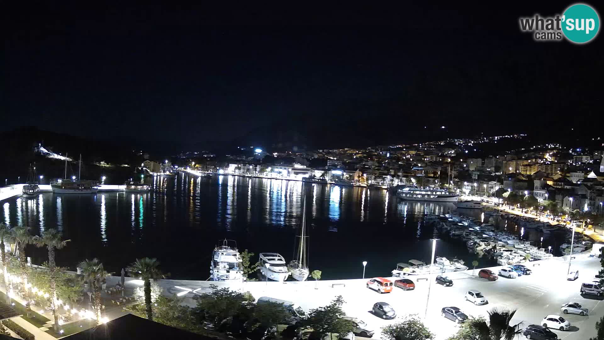 Webcam Makarska ‘s seaside promenade