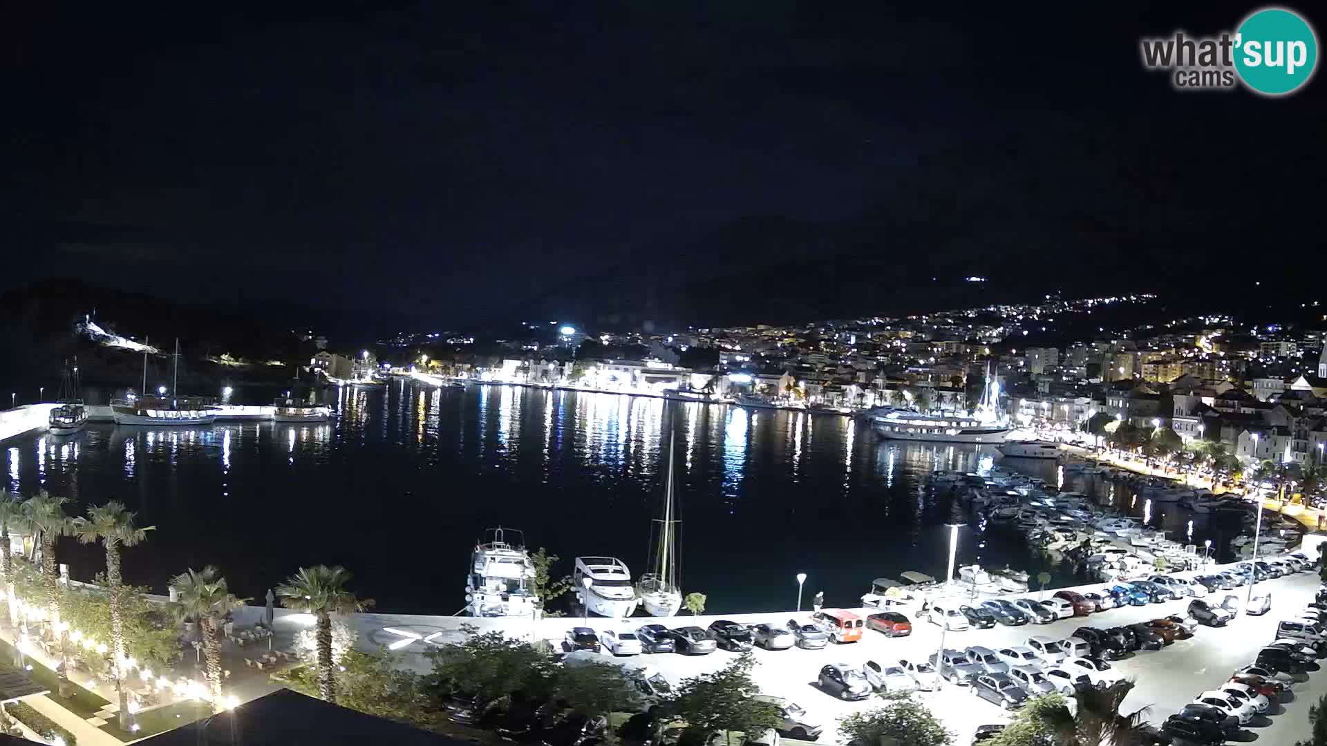 Webcam Makarska ‘s seaside promenade