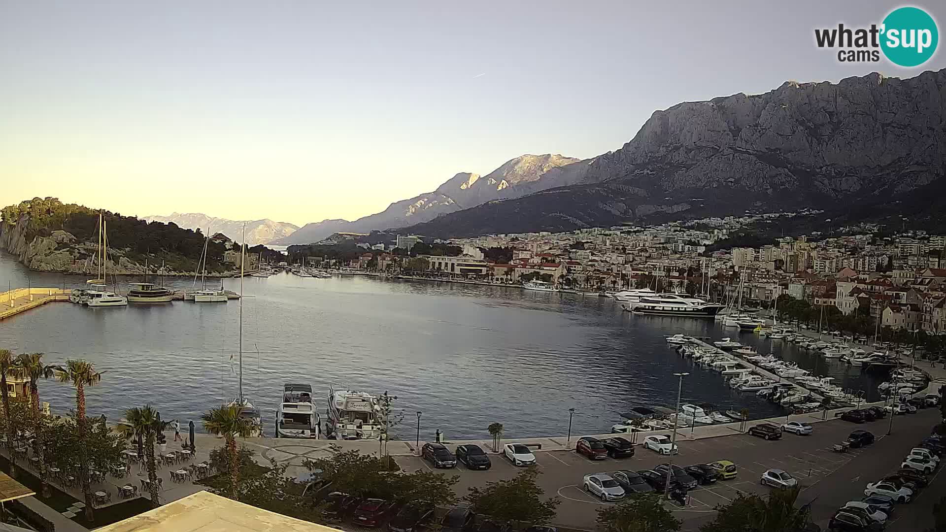 Webcam Makarska ‘s seaside promenade