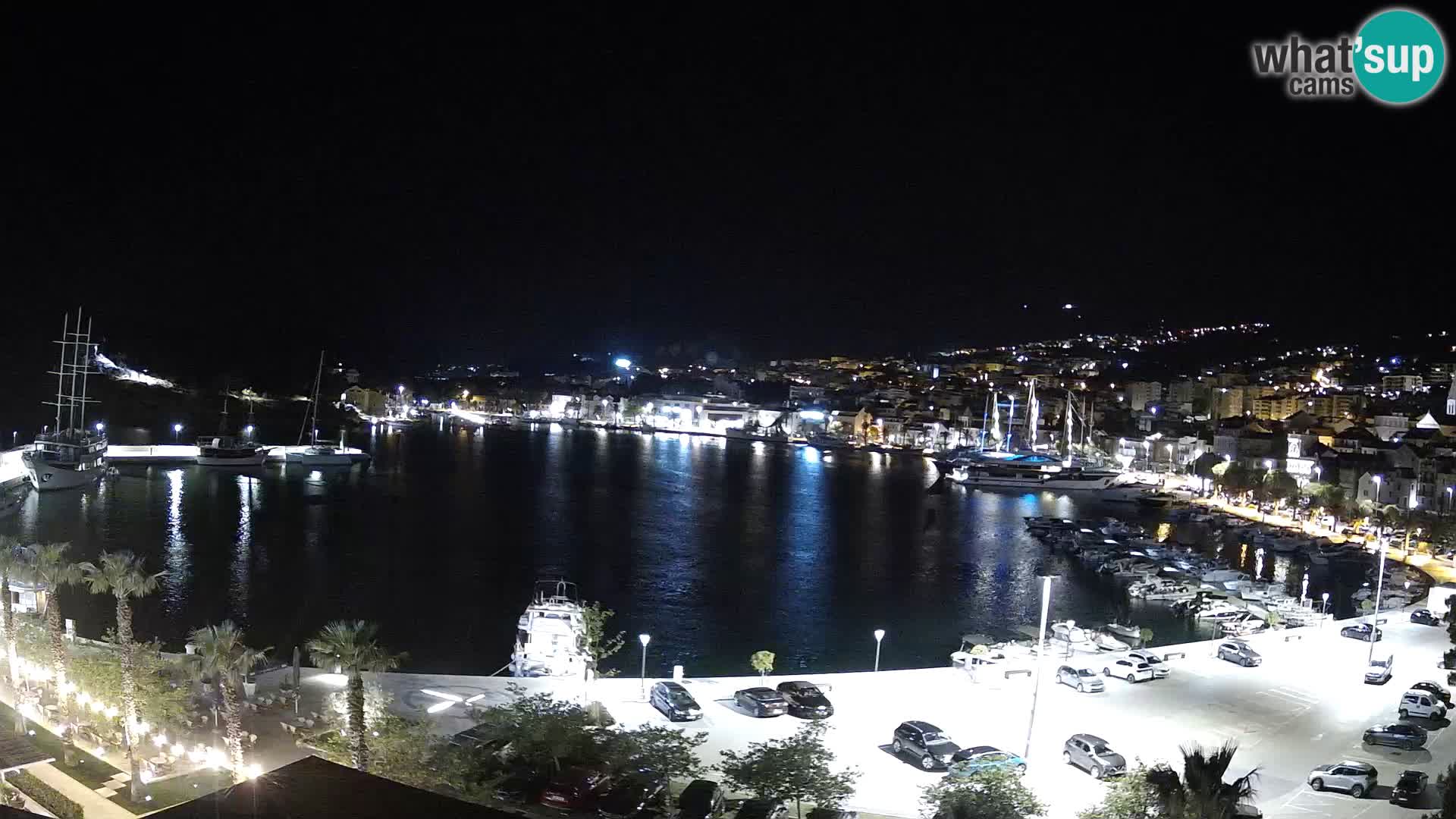 Webcam Makarska ‘s seaside promenade