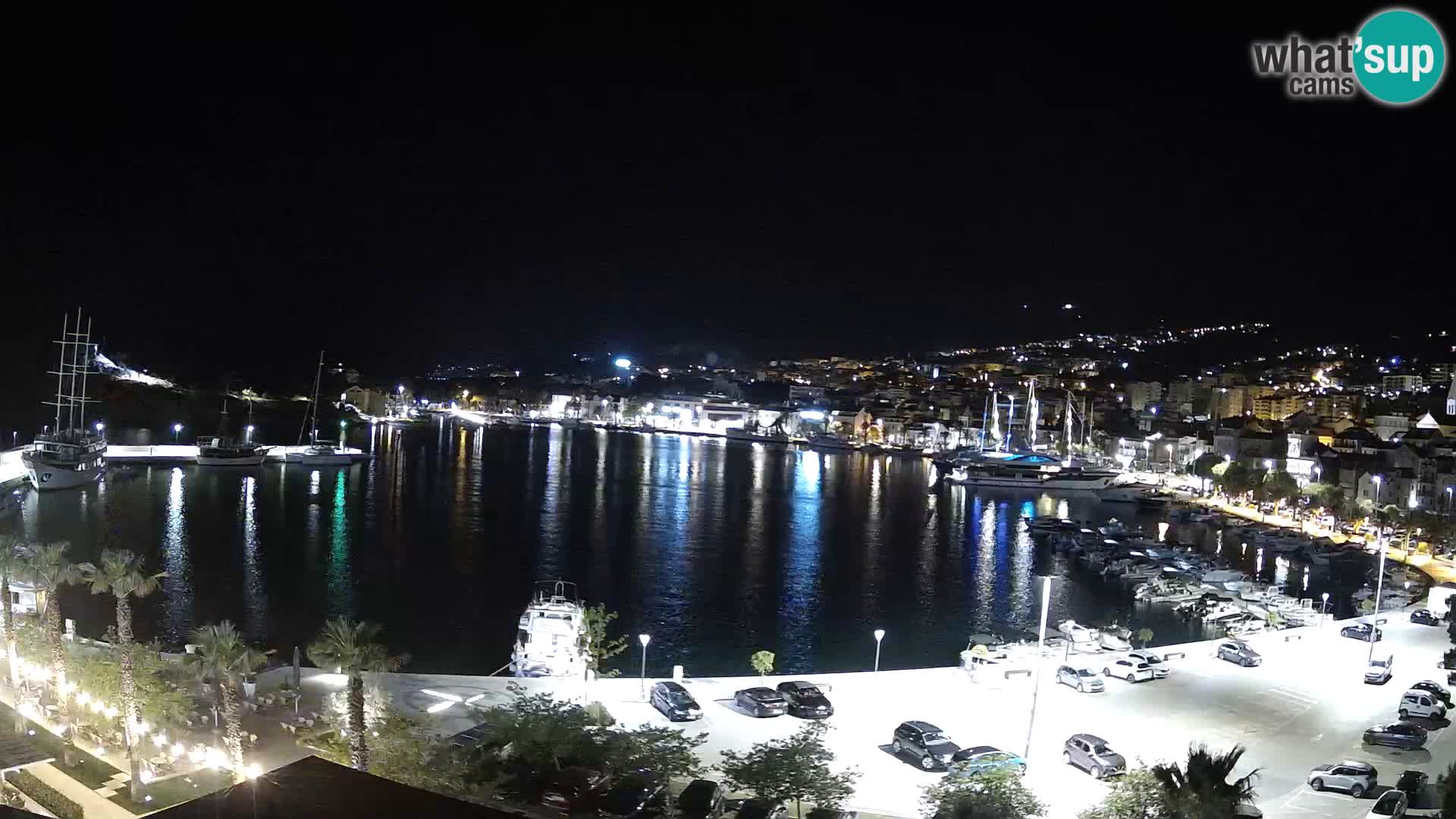 Webcam Makarska ‘s seaside promenade