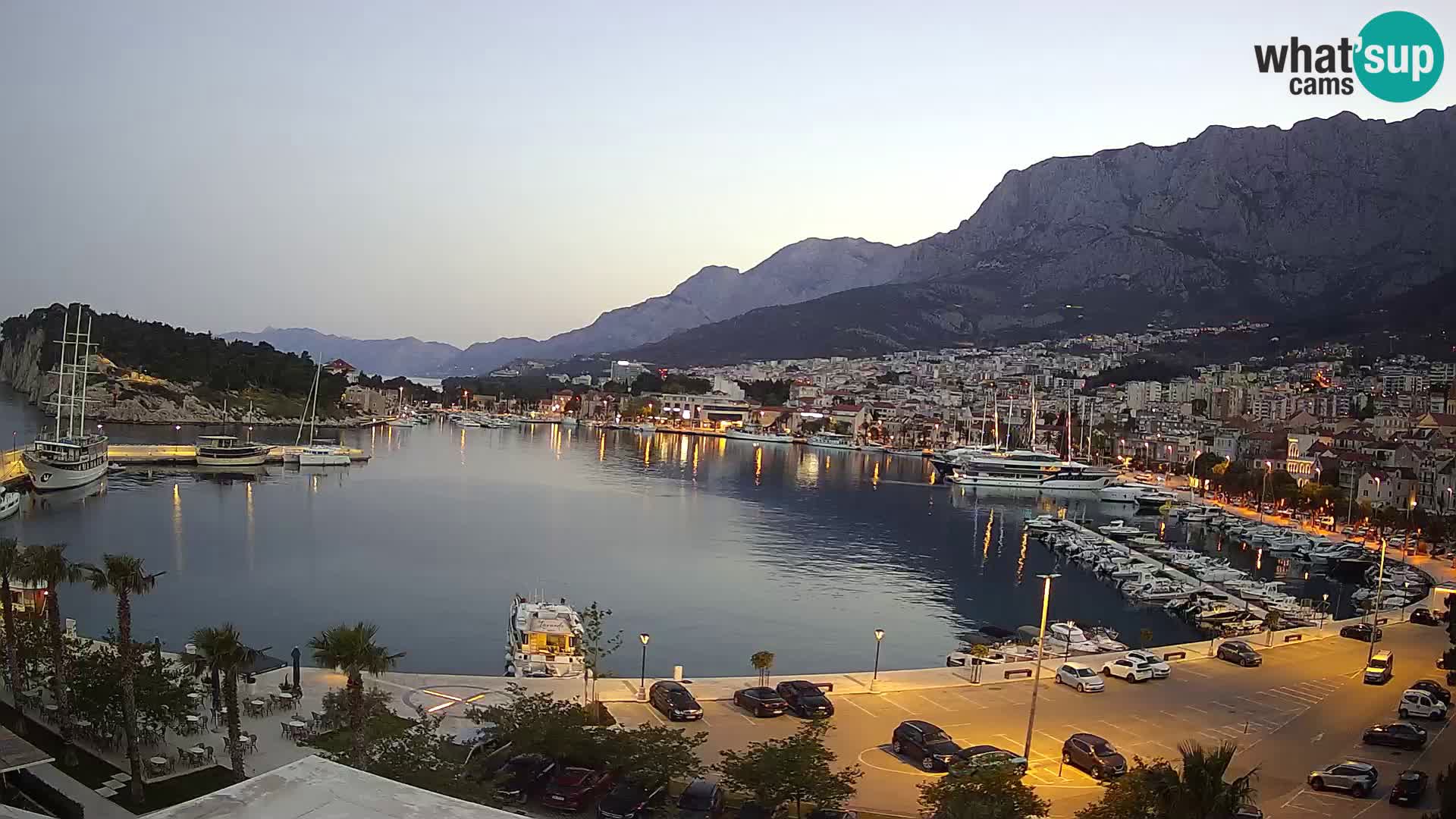 Webcam Makarska paseo junto al mar