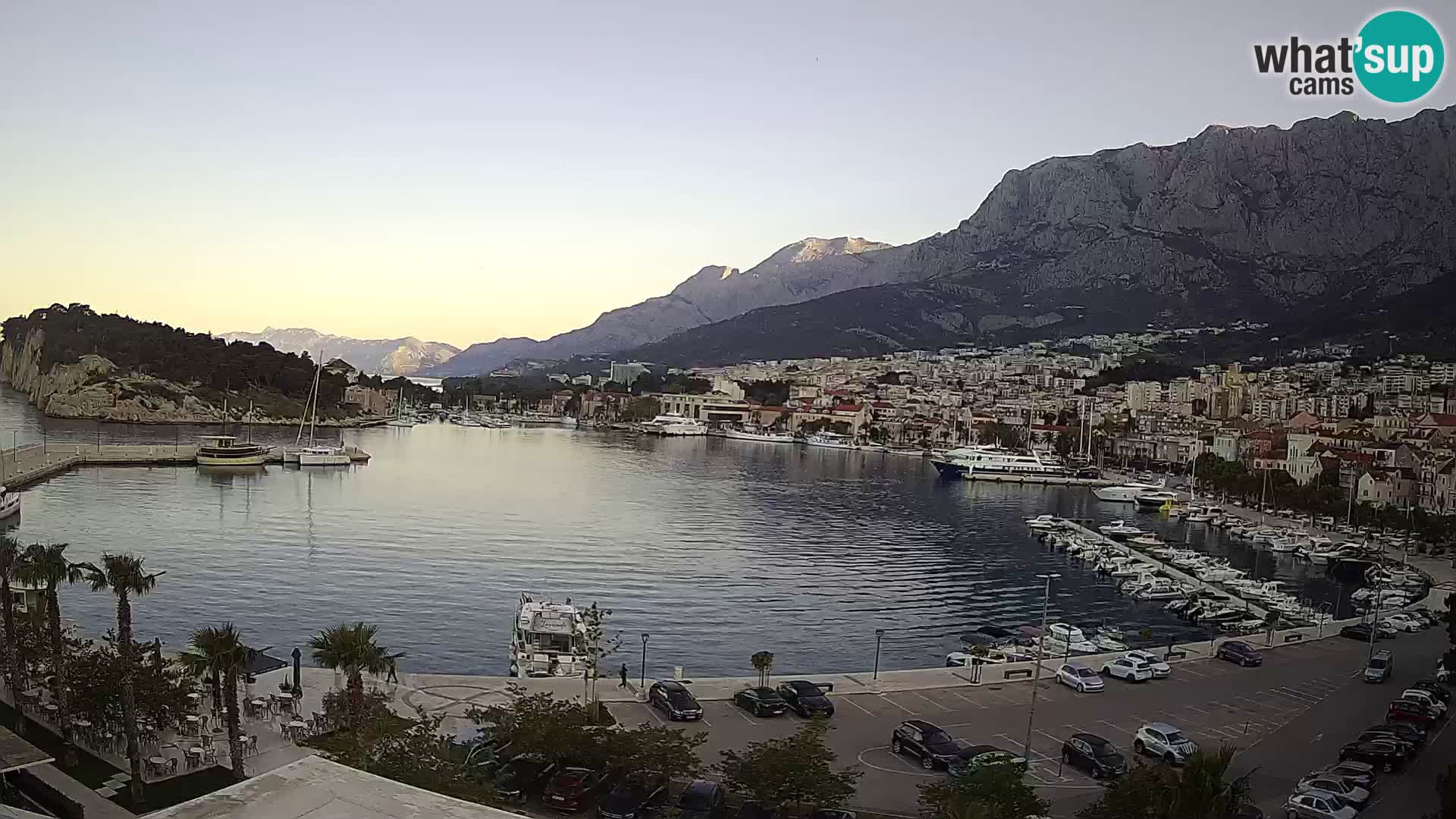 Webcam Makarska paseo junto al mar