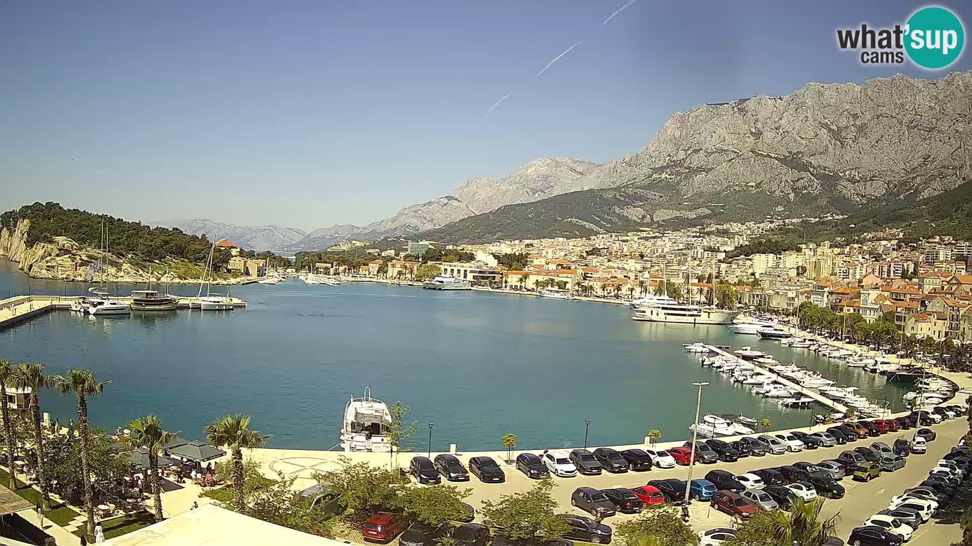Webcam Makarska paseo junto al mar