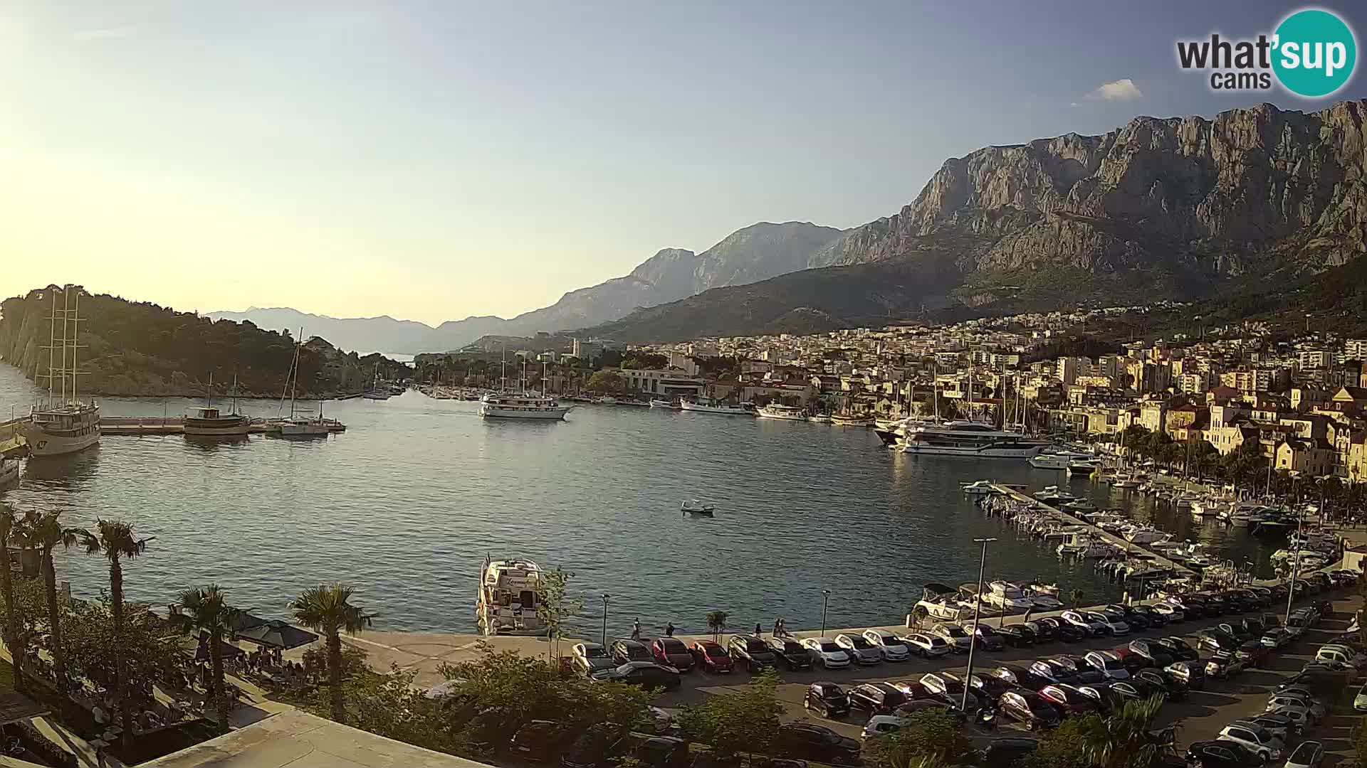 Webcam Makarska paseo junto al mar