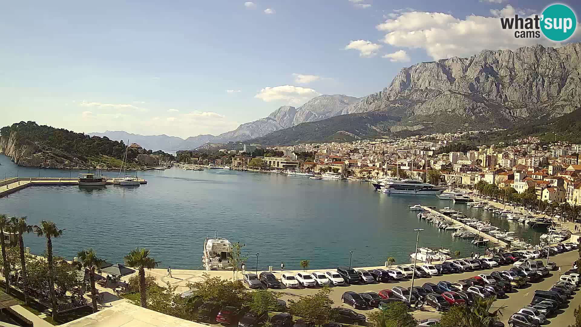 Webcam Makarska paseo junto al mar
