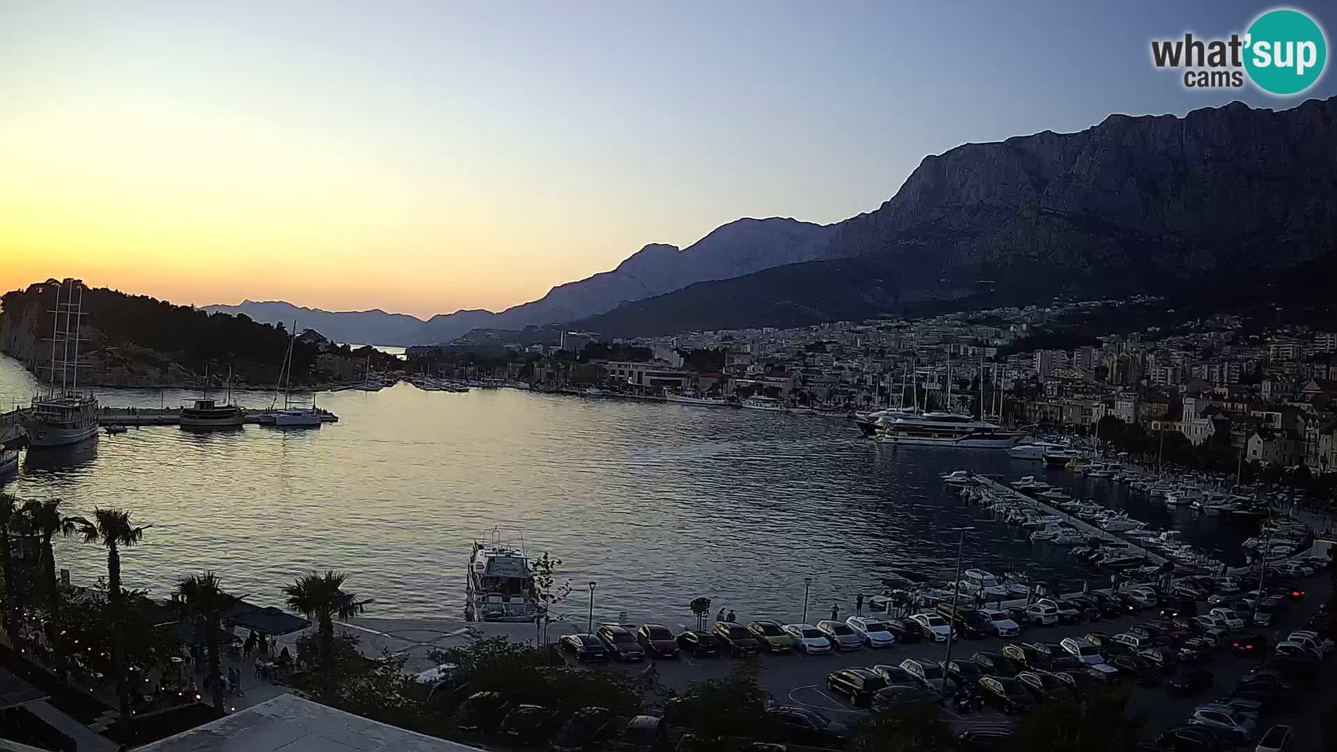 Webcam Makarska ‘s seaside promenade